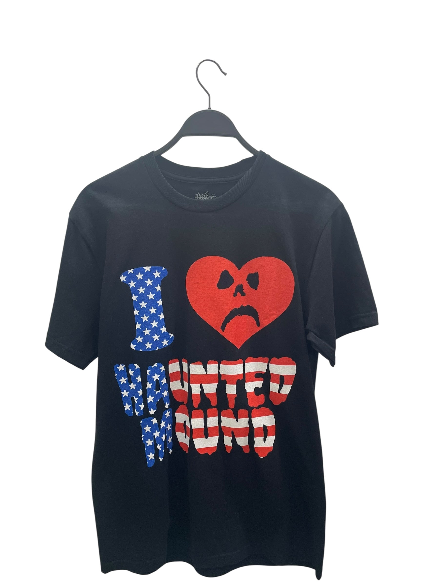 HAUNTED MOUND/T-Shirt/M/Cotton/BLK/Graphic/I HEART HAUNTED MOUND