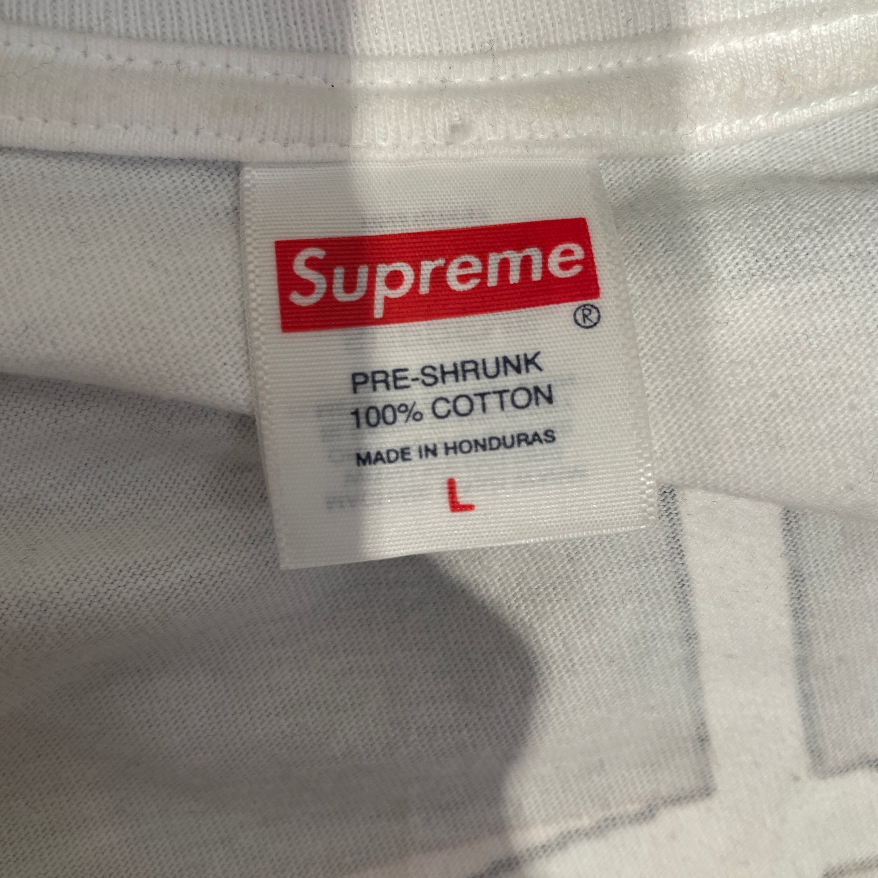 Supreme/T-Shirt/L/Cotton/WHT/Target Tee view 3