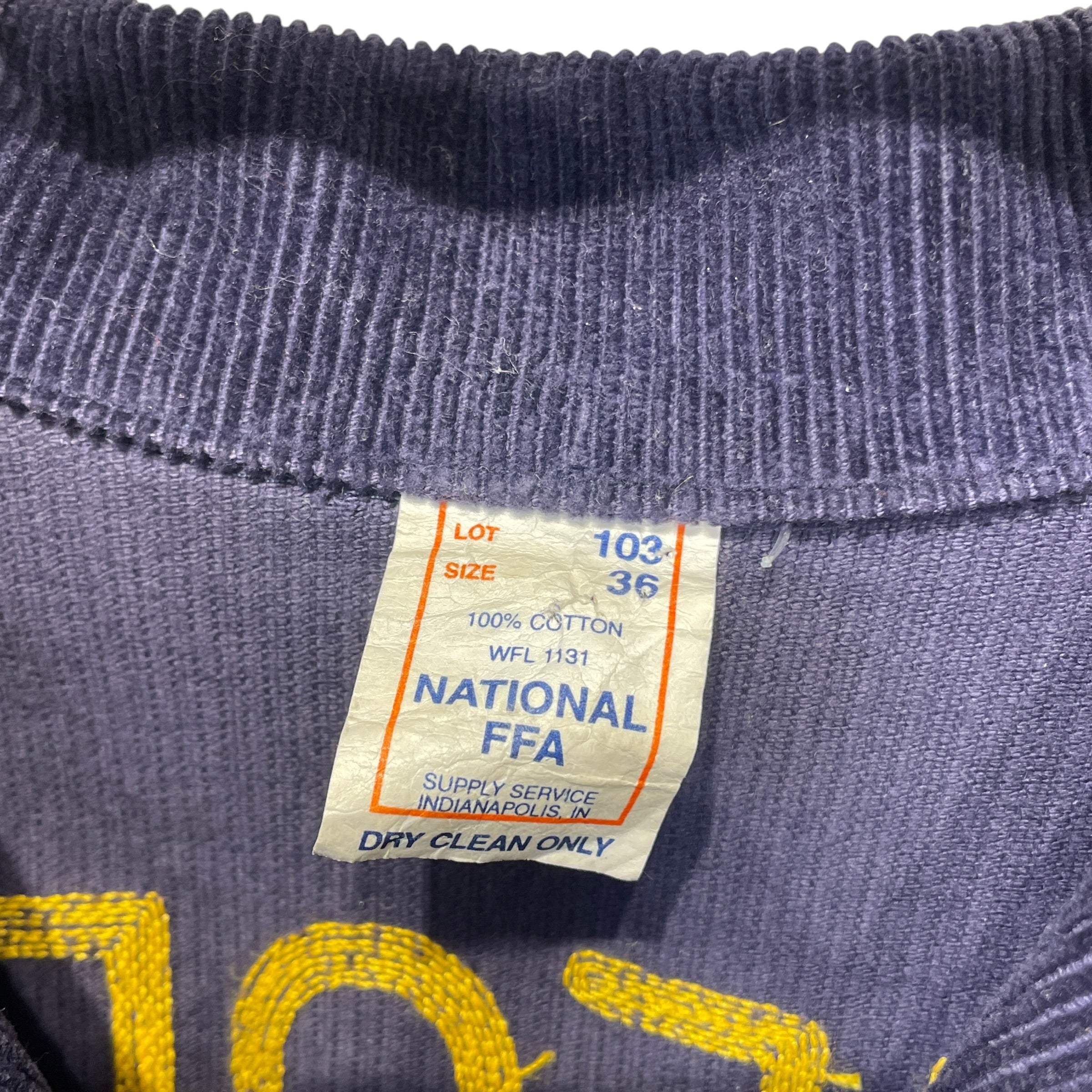 FFA (FUTURE FARMERS ASSOCIATION)/Vintage/Blouson/36/Corduroy/NVY/RIGHETTI CALIFORNIA view 7