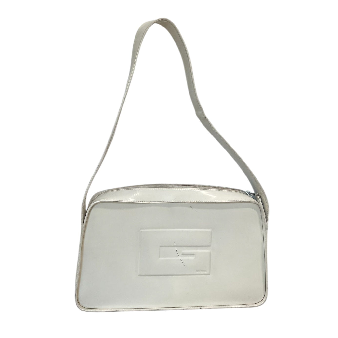 GUCCI/Hand Bag/Leather/WHT/PVC WHITE view 1