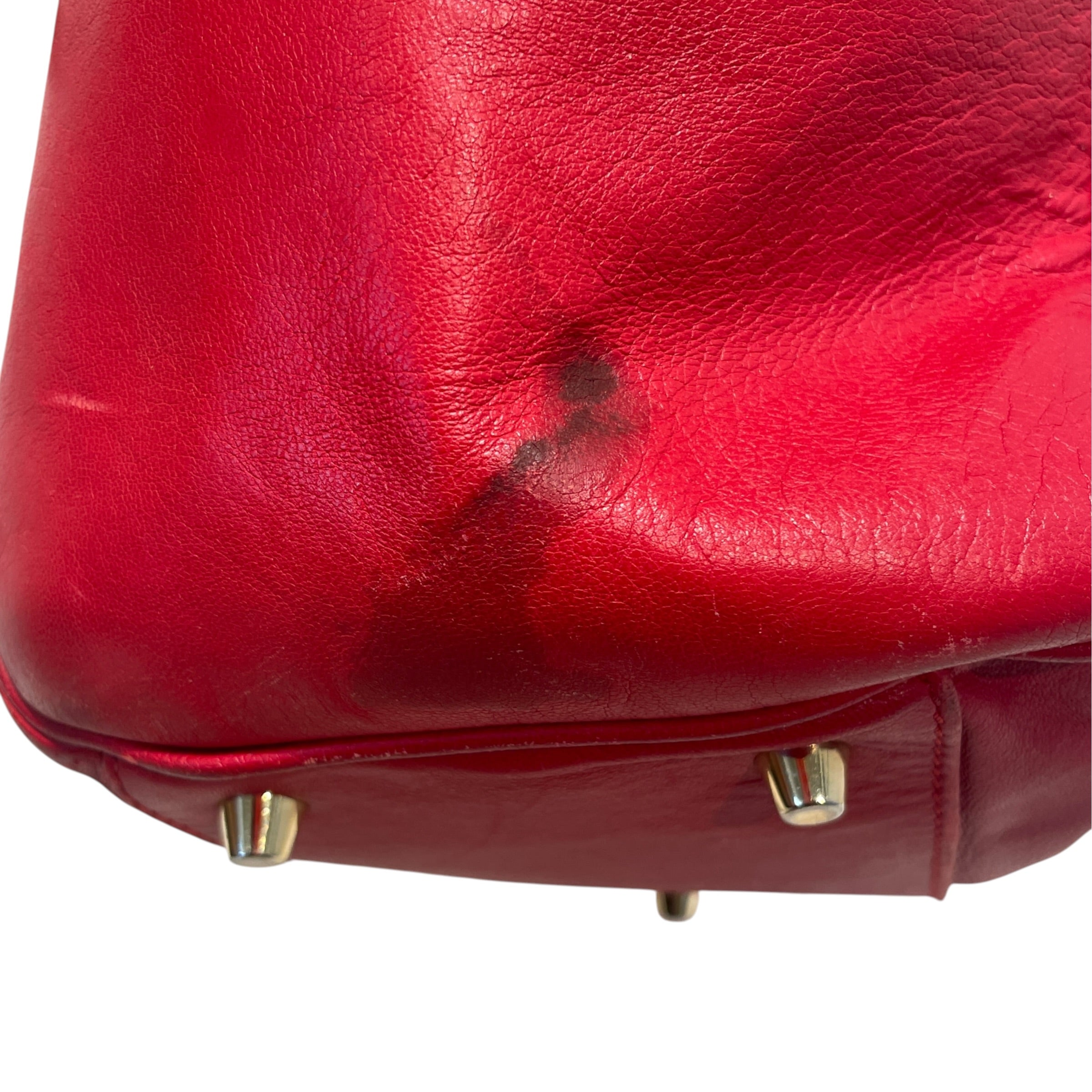 BURBERRY/Bag/Leather/RED/Nova check Lined Bag view 9