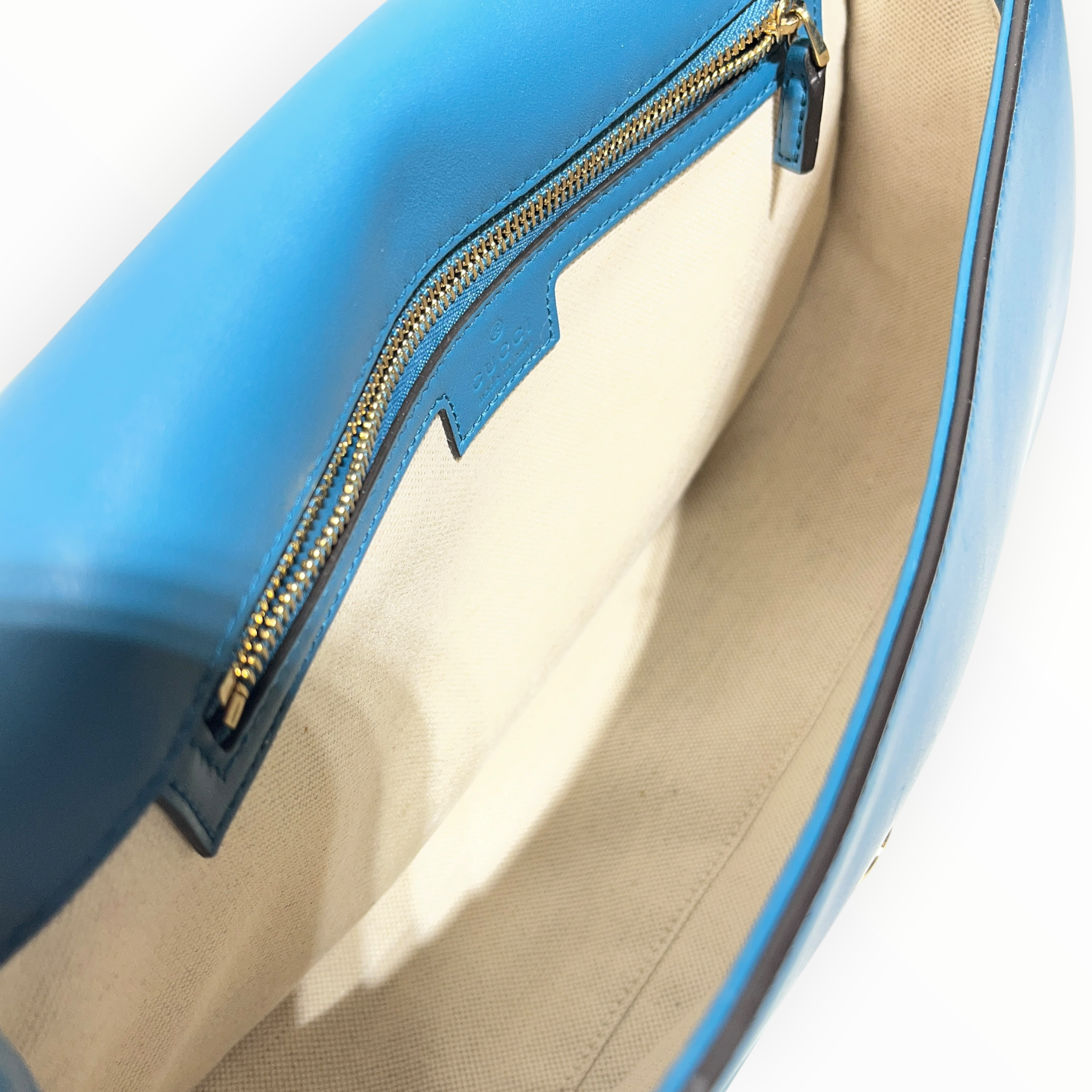 GUCCI/Cross Body Bag/Suede/BLU/BLONDIE SUEDE view 4