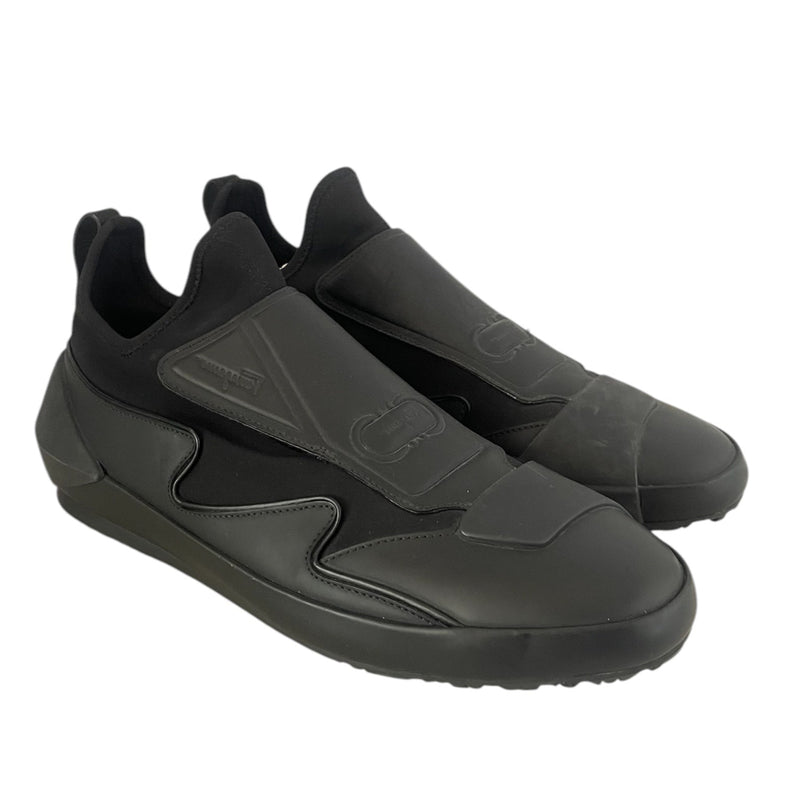 Salvatore Ferragamo/Low-Sneakers/US 9/Polyester/BLK/NILE Slip On