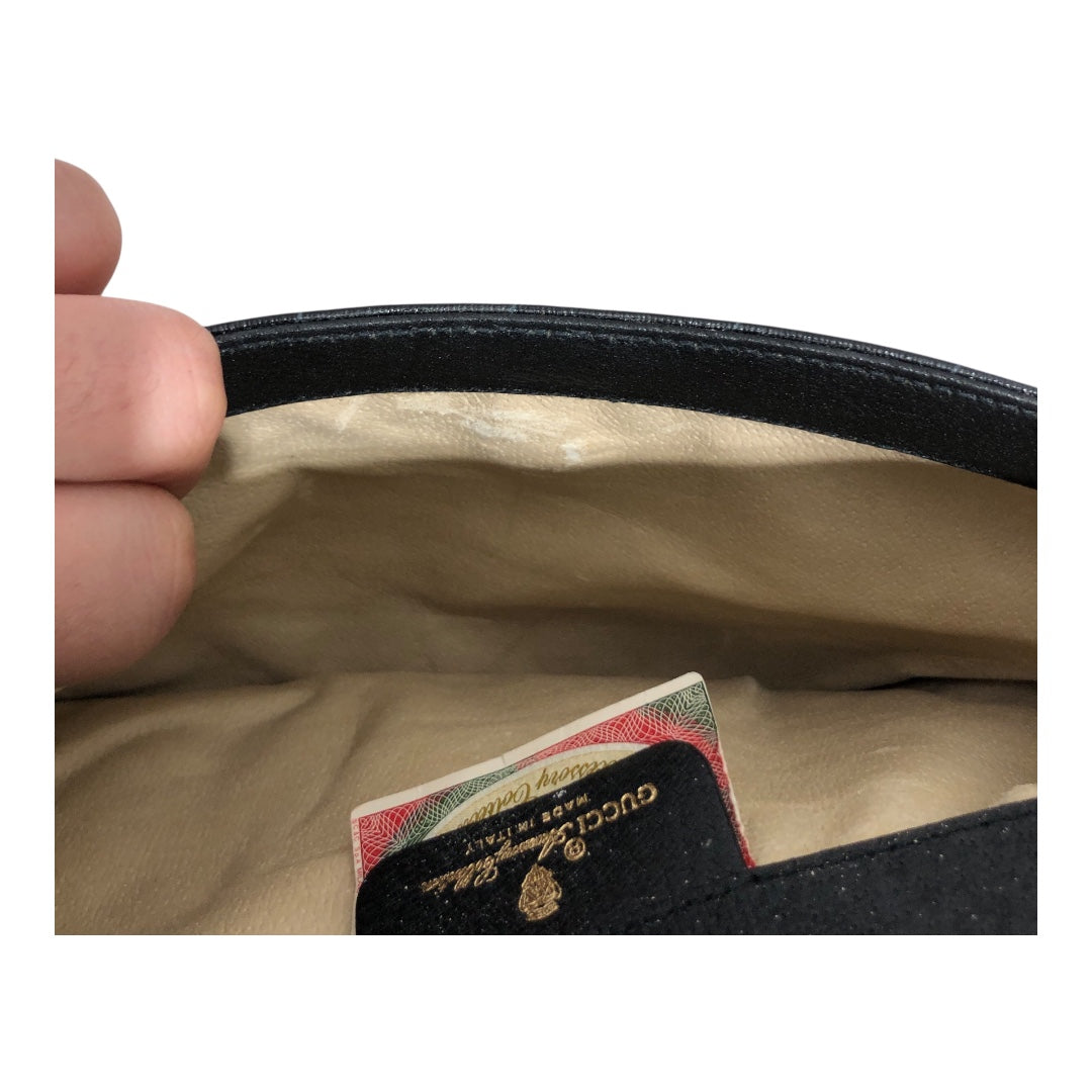 GUCCI/Vintage/Clutch Bag/Monogram/BLK/VINTAGE COATED CANVAS CLUTCH view 11