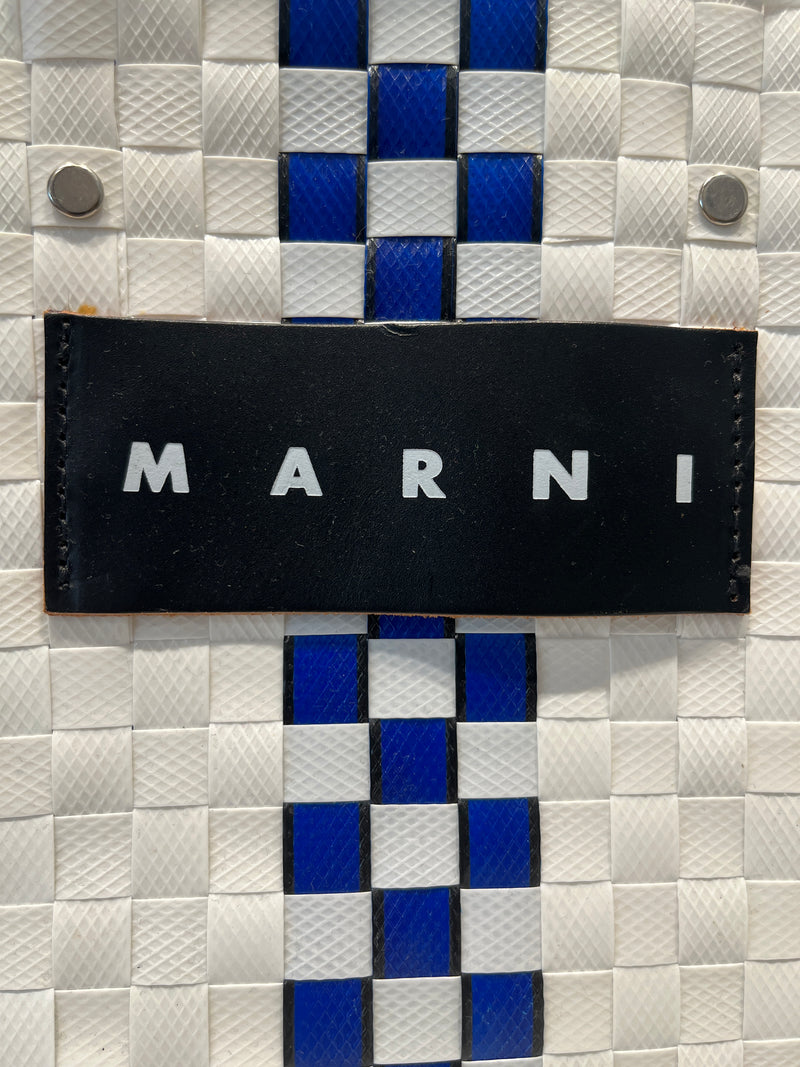 MARNI/Tote Bag/BLU/MARKET BAG