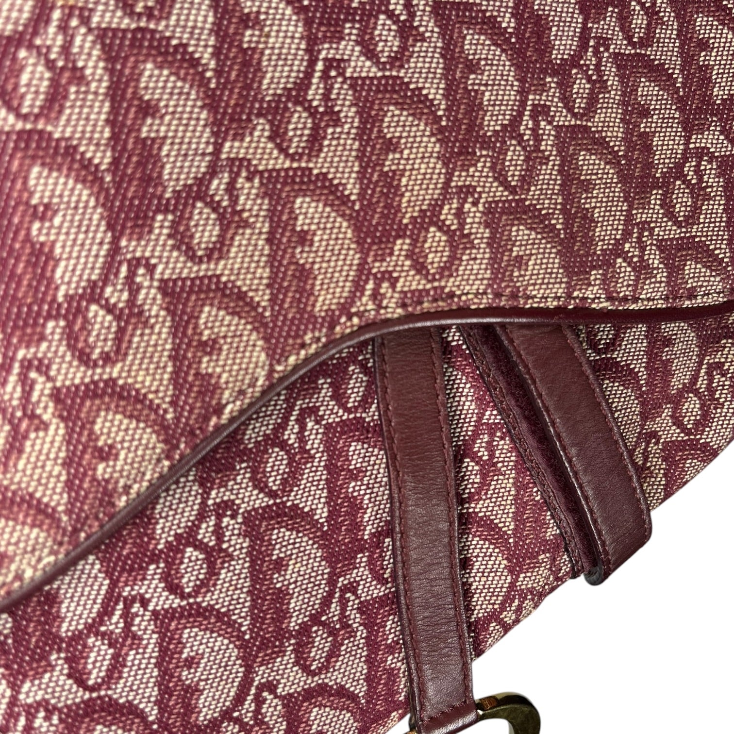 Christian Dior/Hand Bag/Monogram/Cotton/BRD/Saddle Bag view 8