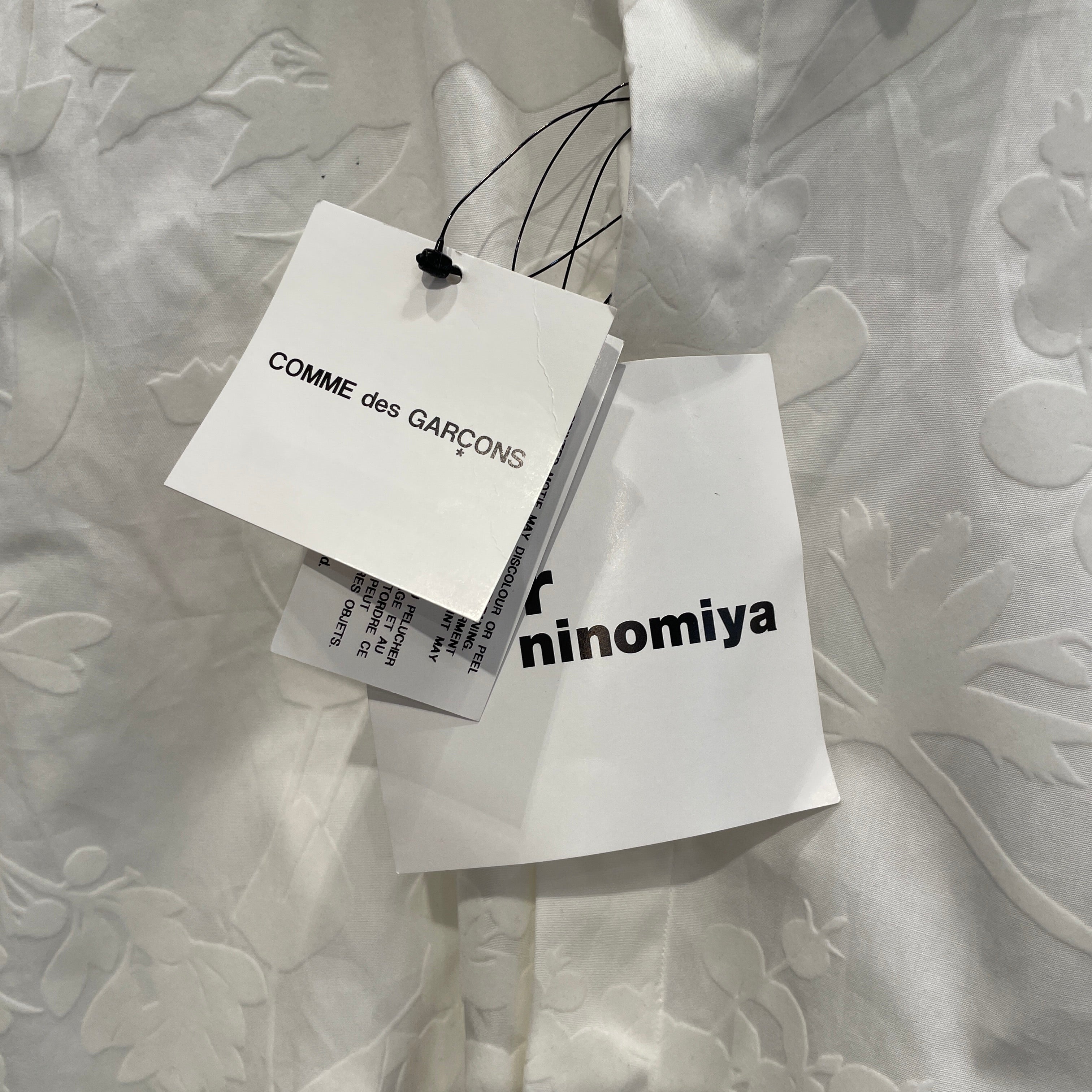 noir kei ninomiya/Blouse/M/Floral Pattern/Cotton/WHT/velvet flowers view 5