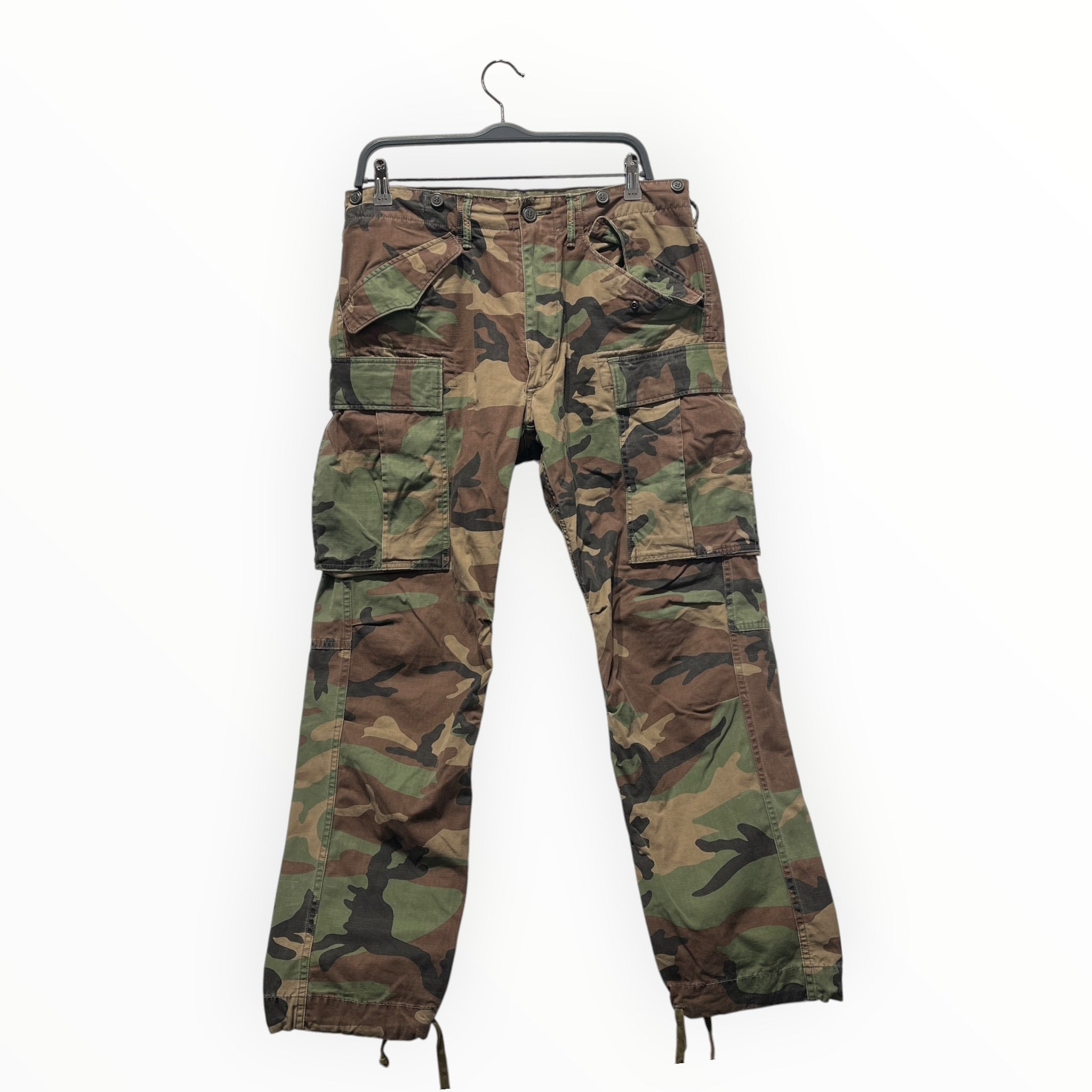 RRL/Pants/32/Cotton/MLT/camo cargo pants view 1