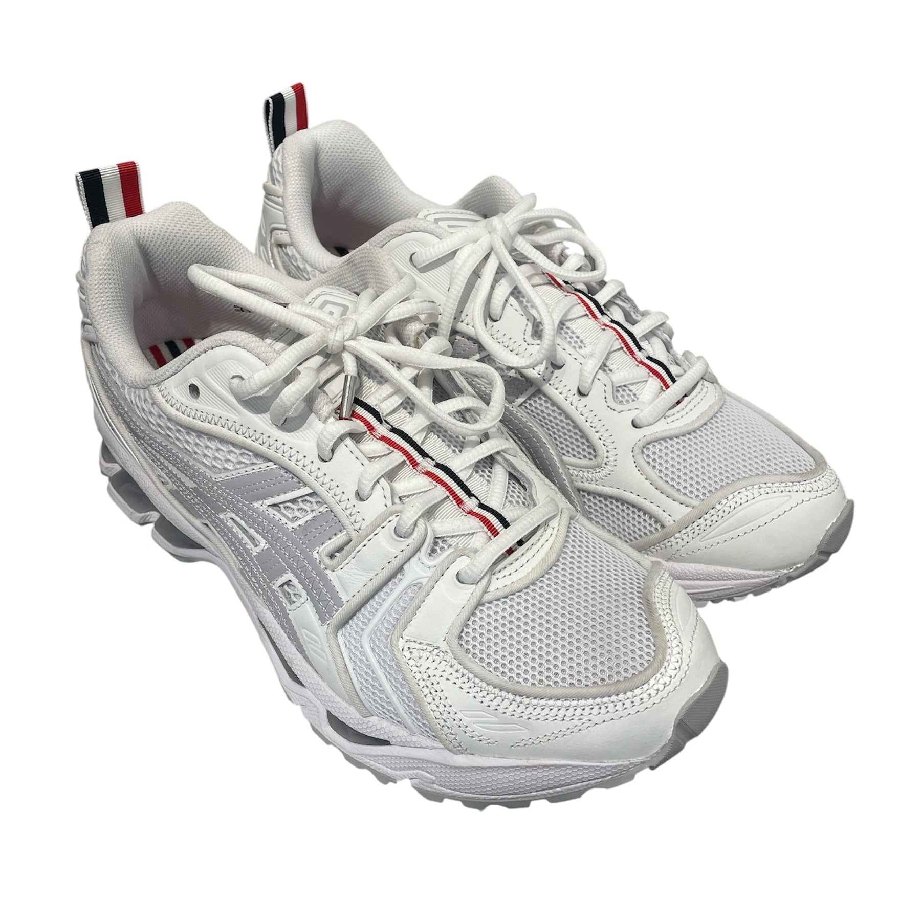 THOM BROWNE. NEW YORK/ASICS/Low-Sneakers/US 8.5/Cotton/WHT/gel kayano 14 view 1
