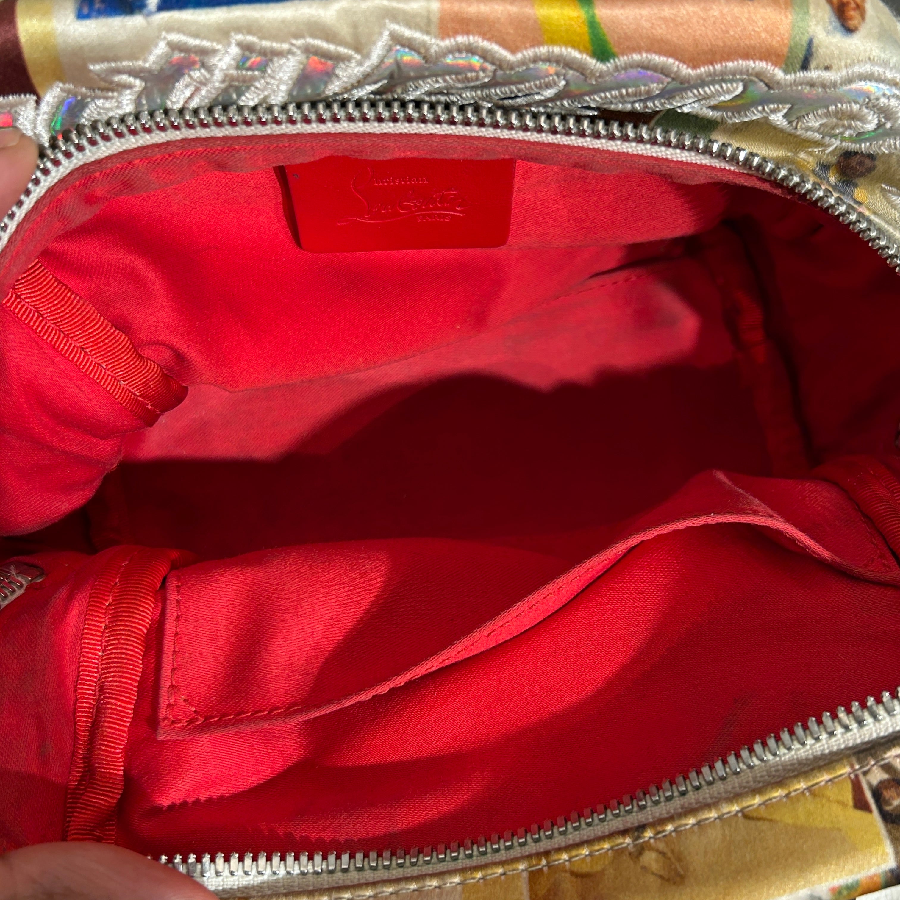 Christian Louboutin/Cross Body Bag/All Over Print/Cotton/MLT/Picture Collage Crossbody Bag view 4