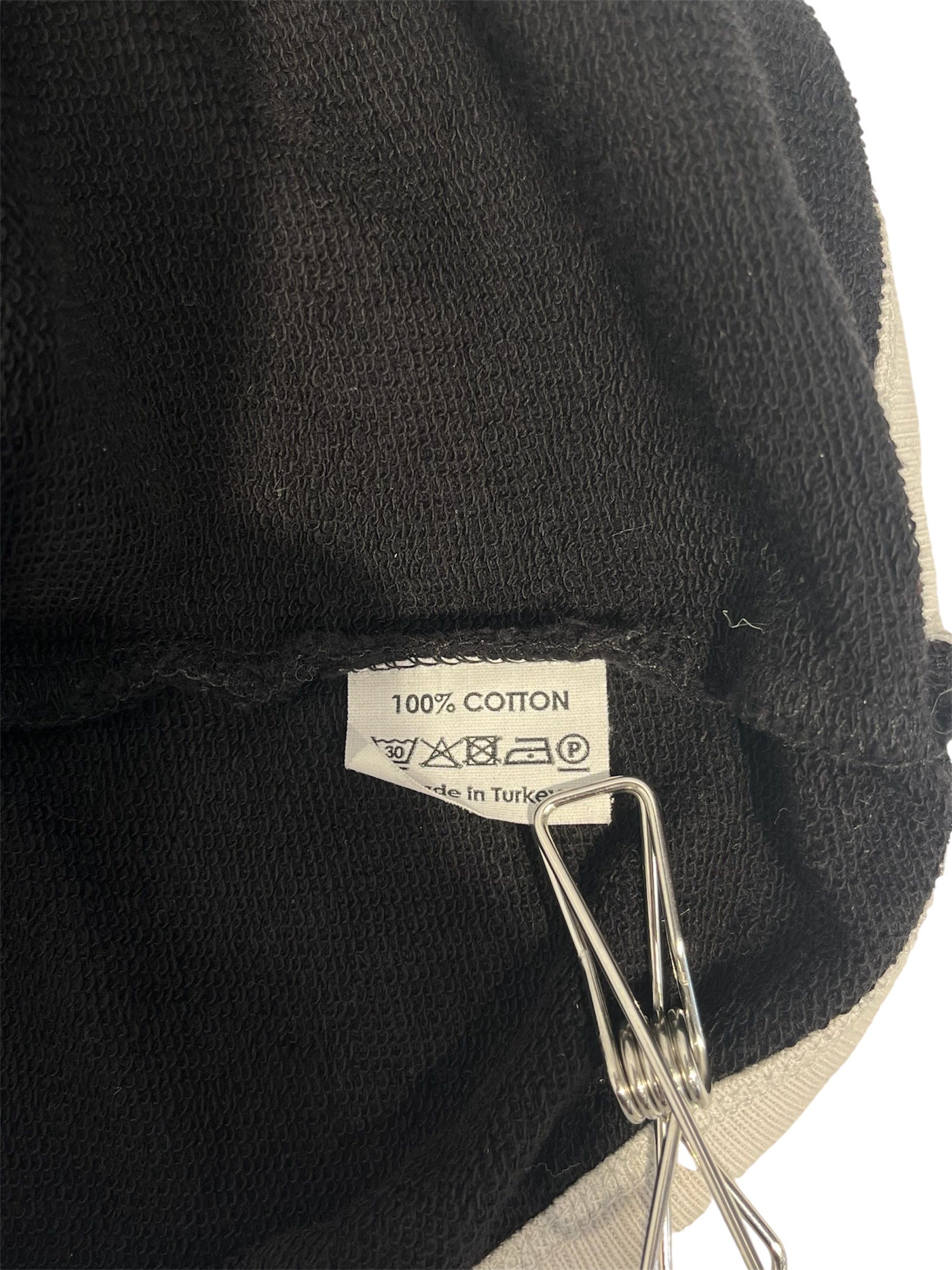 DRIES VAN NOTEN/Cut & Sew/M/Cotton/BLK/BACKLESS TIED SWEATSHIRT TEE view 4