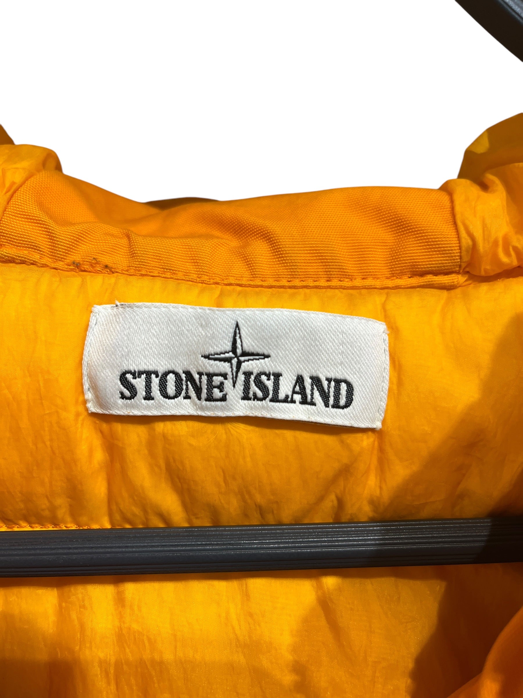 STONE ISLAND/Puffer Jkt/M/Nylon/YEL/chest zipper pocket view 3