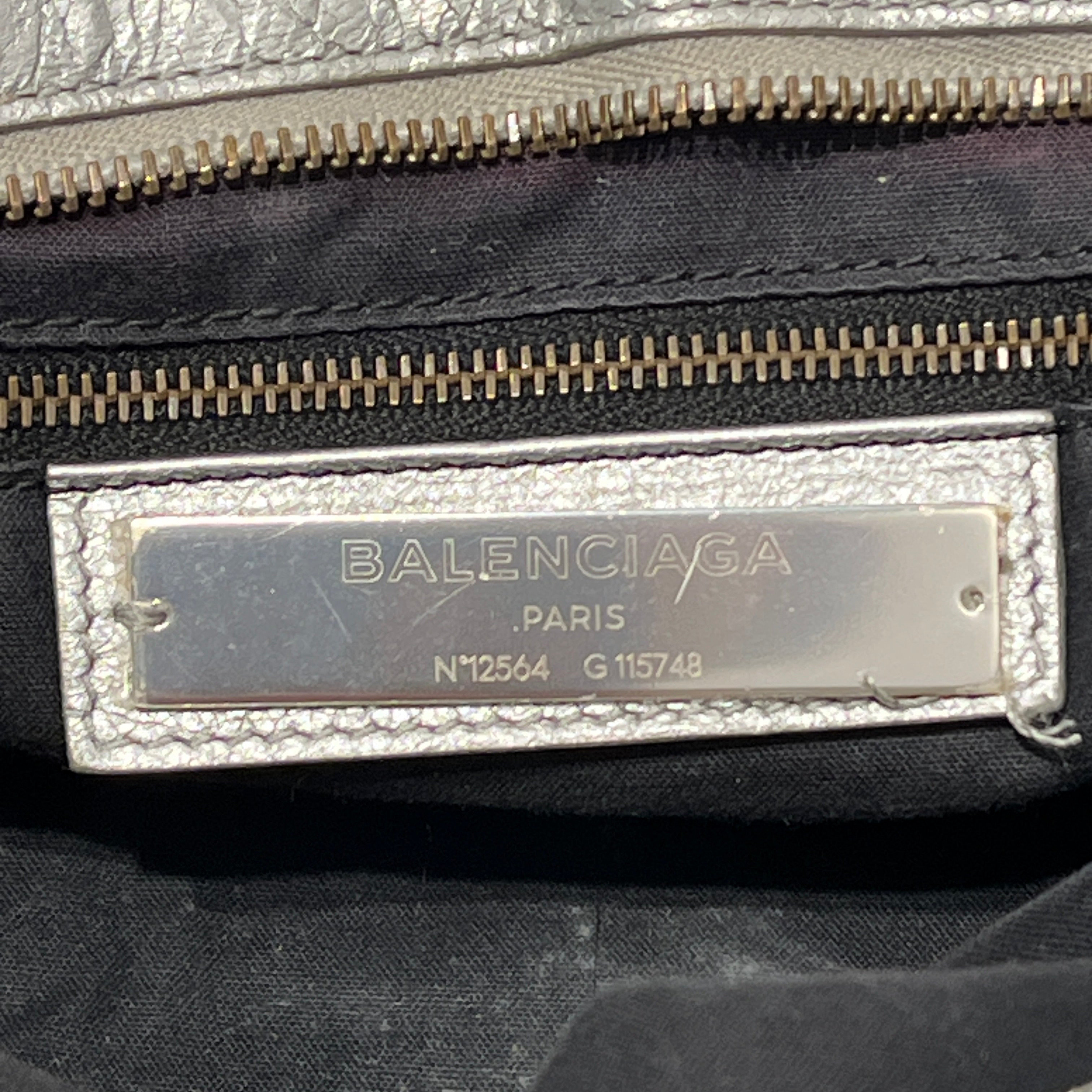 BALENCIAGA/Bag/Leather/SLV/LE CITY BAG view 7