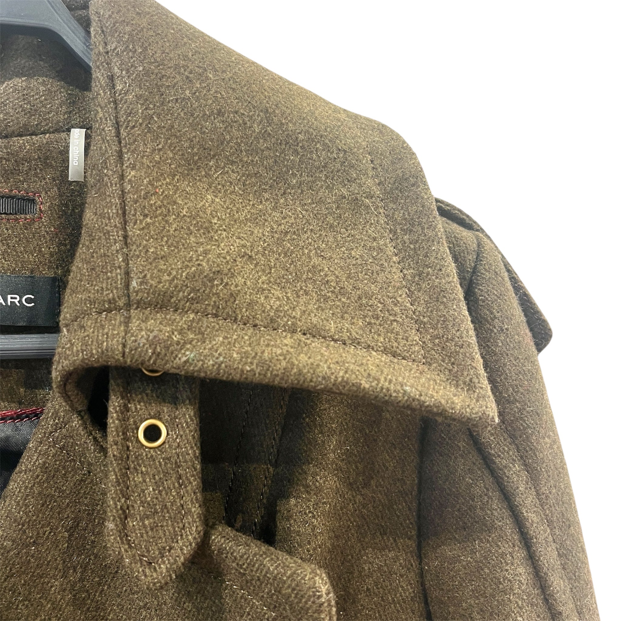 ANDREW MARC/Coat/10/Wool/KHK/Double Breasted/BUCKLE COLLAR view 5