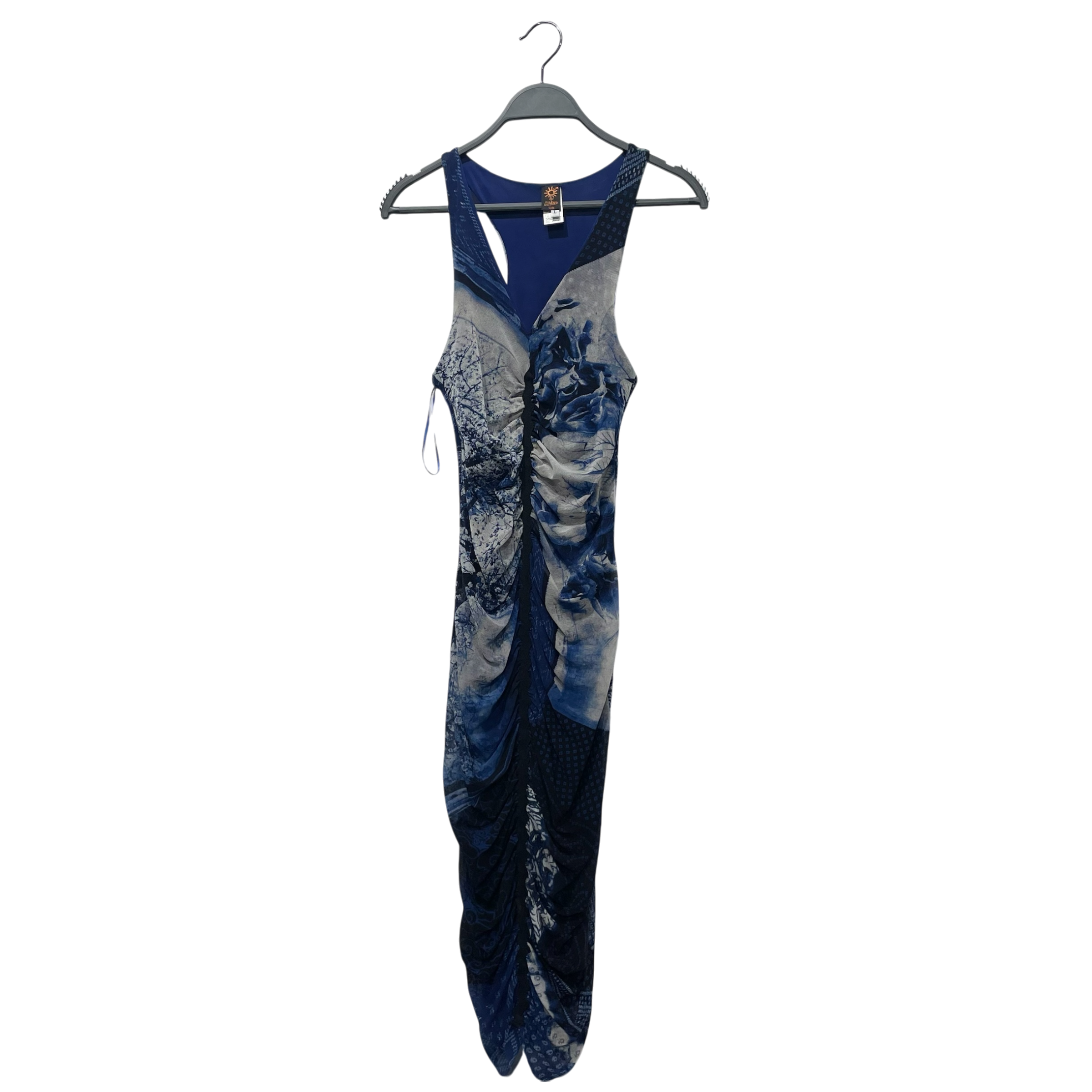 Jean Paul Gaultier/SS Dress/L/Graphic/Nylon/BLU/90s vintage jpg dress view 1