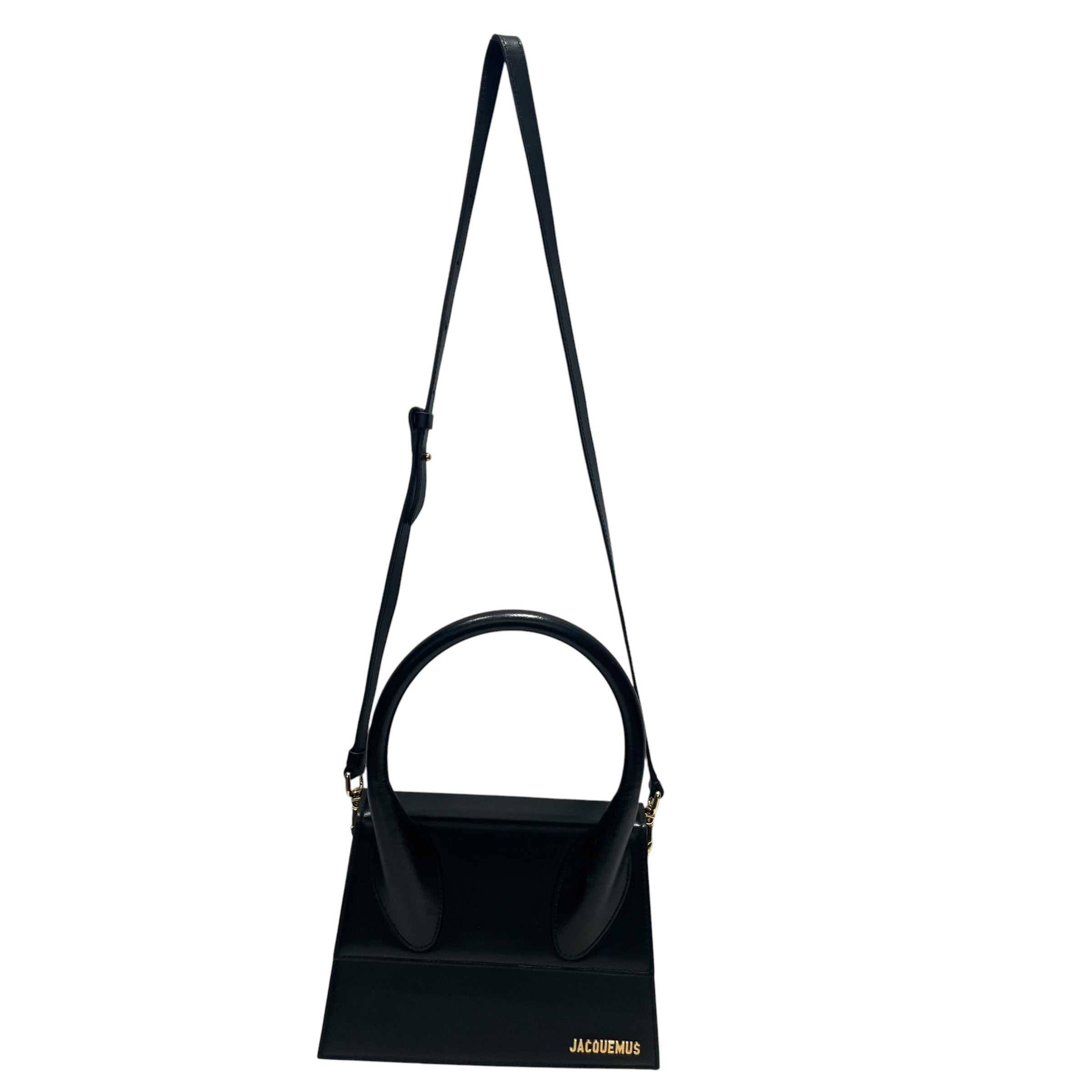 JACQUEMUS/Clutch Bag/Leather/BLK/ view 1