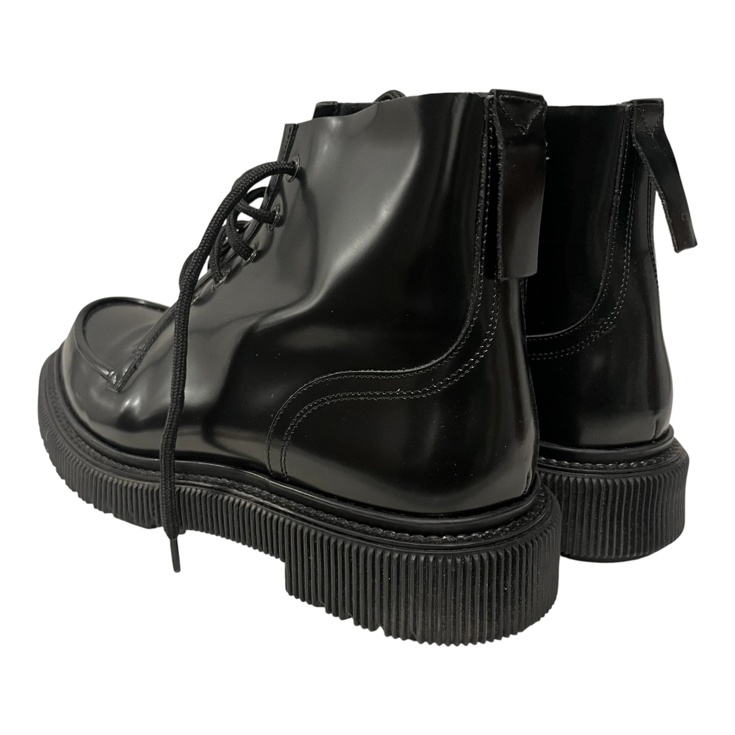 ADIEU PARIS/Lace Up Boots/EU 42/Leather/BLK/type 164 view 2