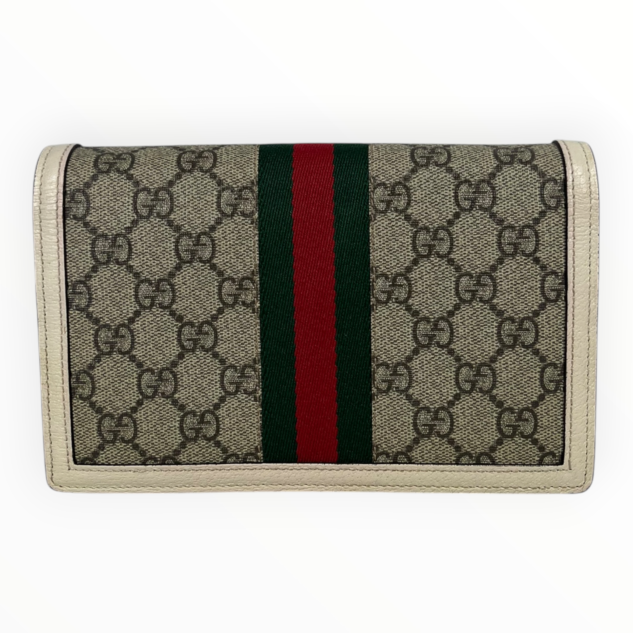 GUCCI/Long Wallet/Monogram/Leather/BEG/L's/GG Supreme Queen MargaretCross view 2