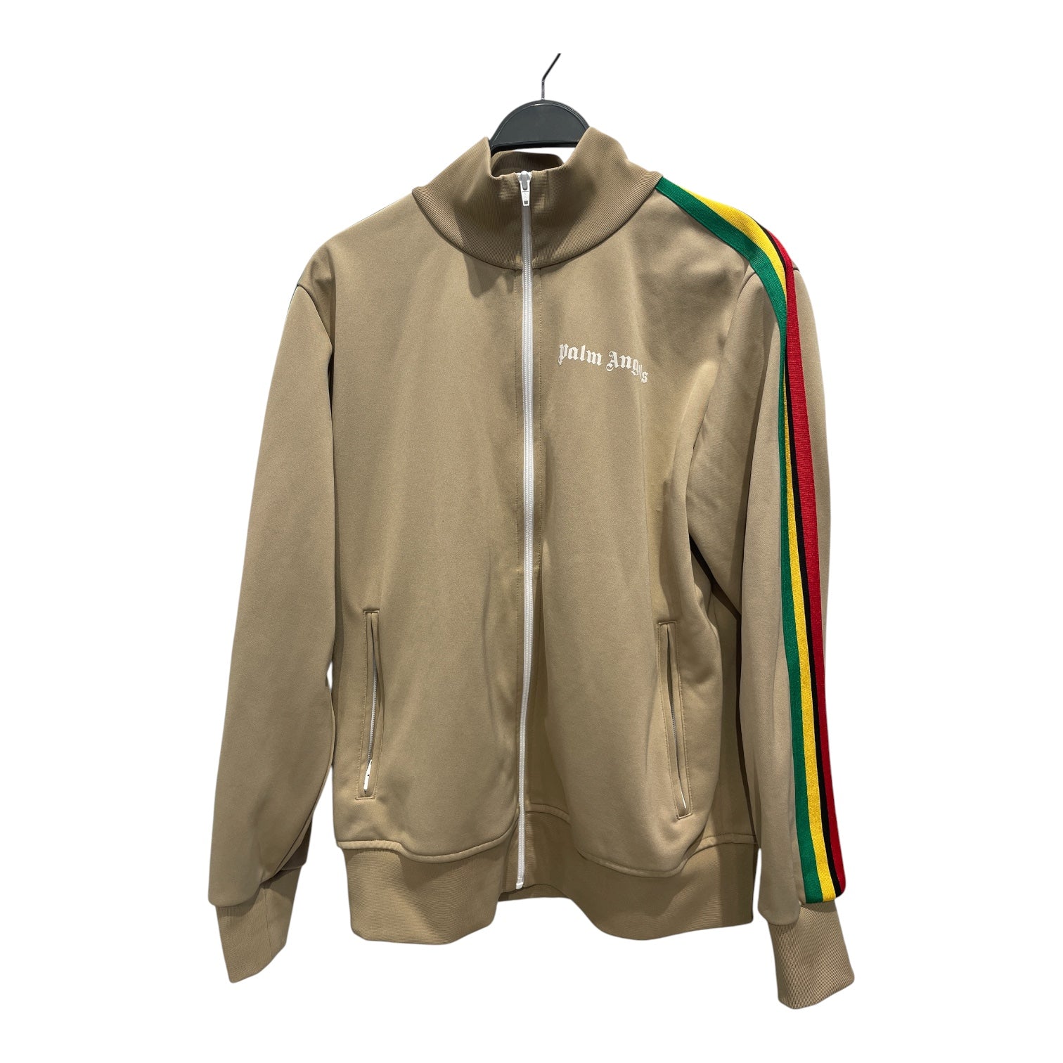 Palm Angels/Windbreaker/XL/Polyester/CML/Stripe/ view 1
