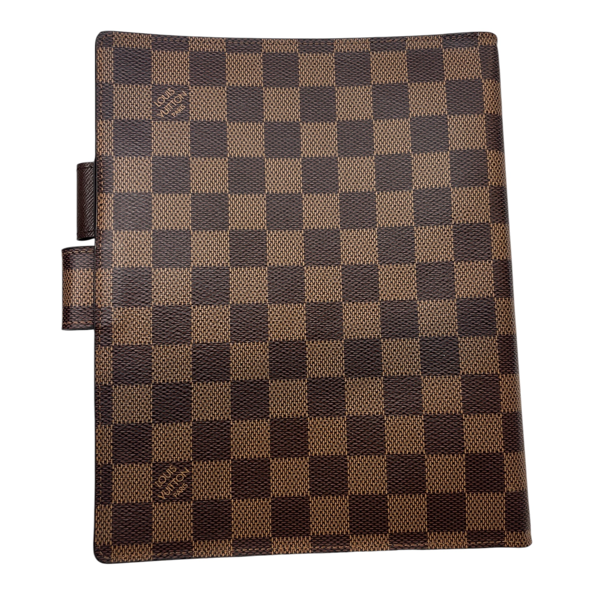 LOUIS VUITTON/Planner Cover/Monogram/Leather/BRW/M's/DAMIER EBENE SMALL RING AGENDA view 2