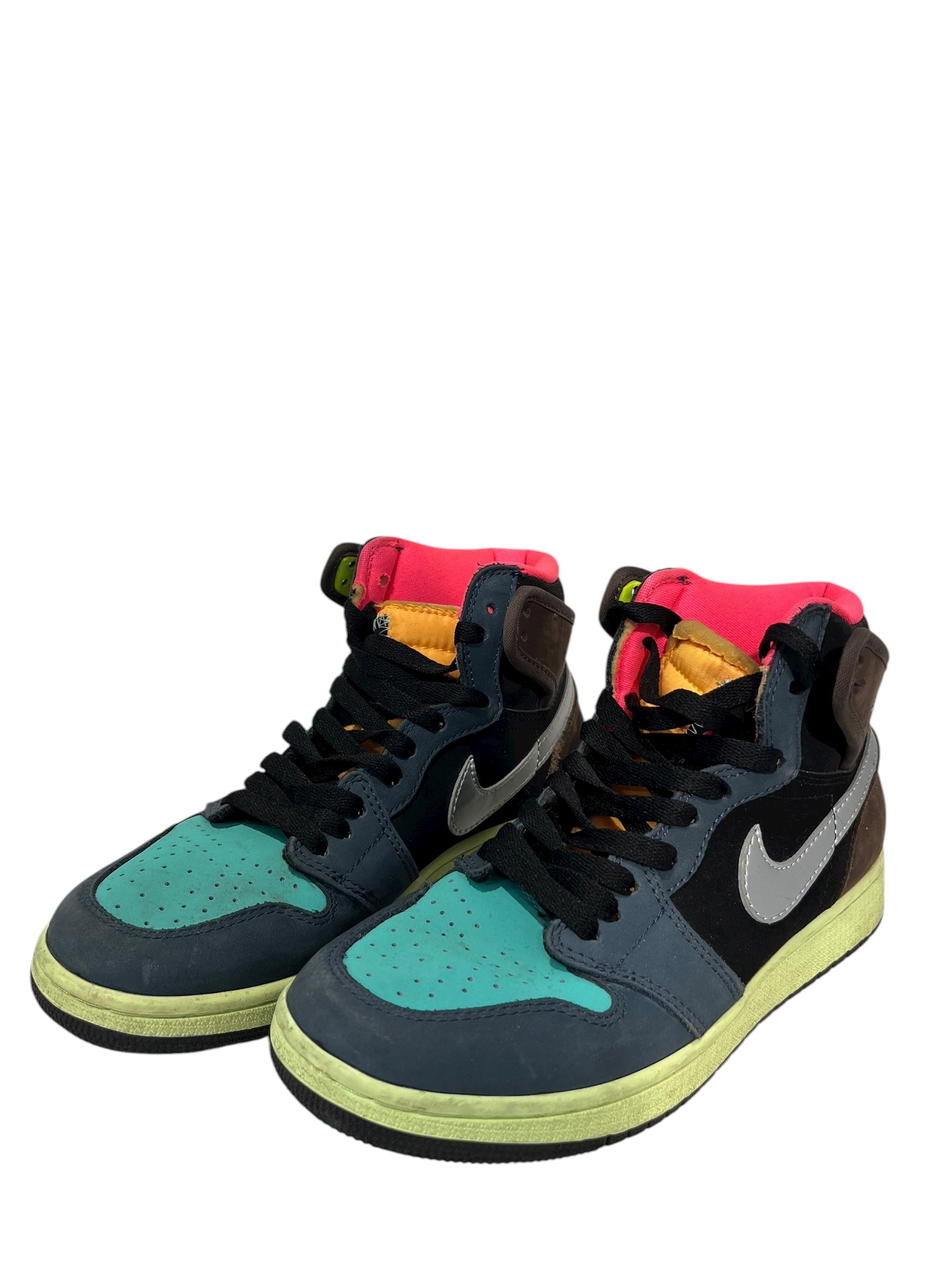 NIKE/Hi-Sneakers/US 5.5/Suede/MLT/U-Tip/555088201 jordan 1 tyo biohack view 1
