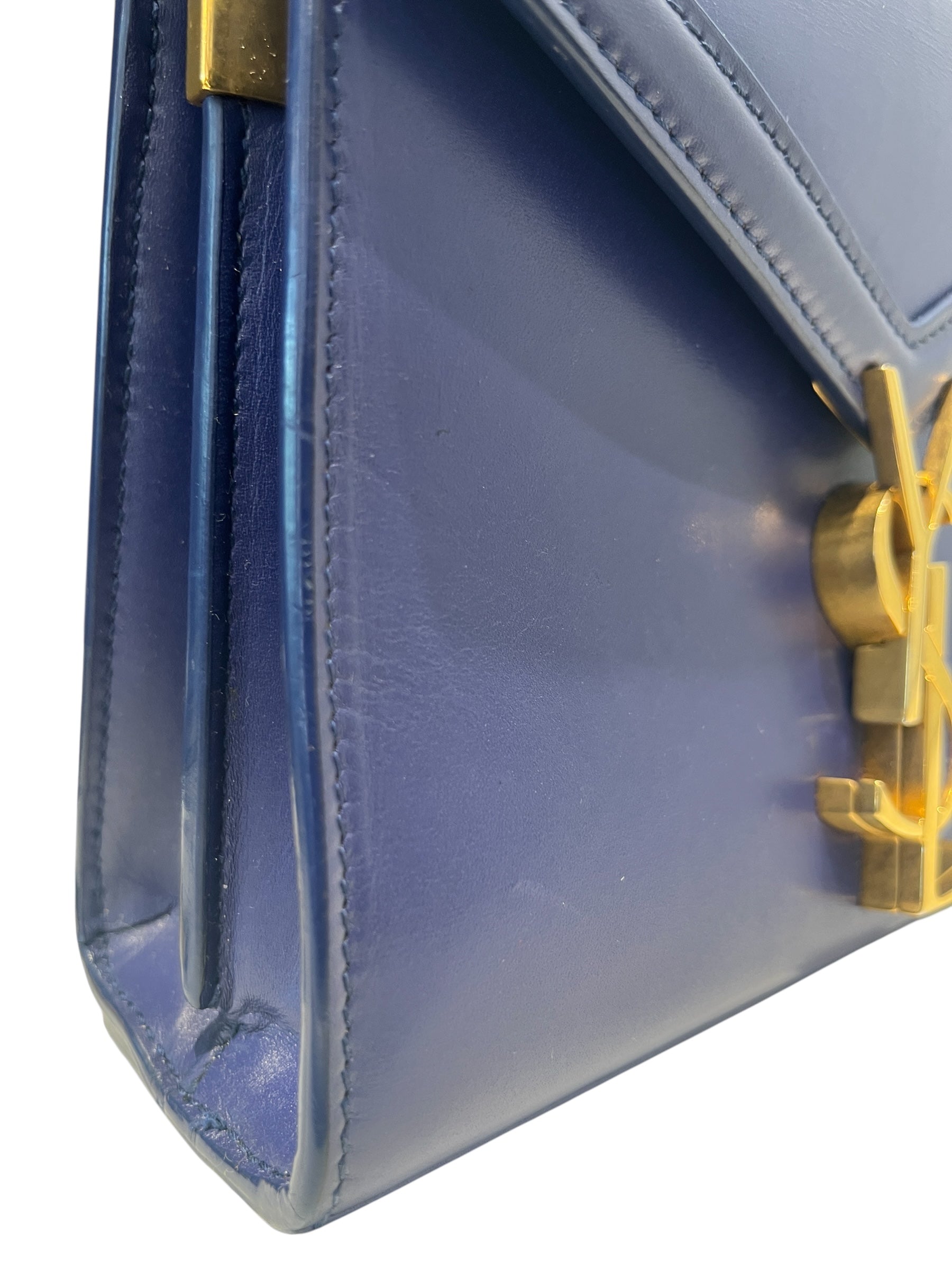 YVES SAINT LAURENT/Cross Body Bag/S/Leather/NVY/TWISTLATCH view 6