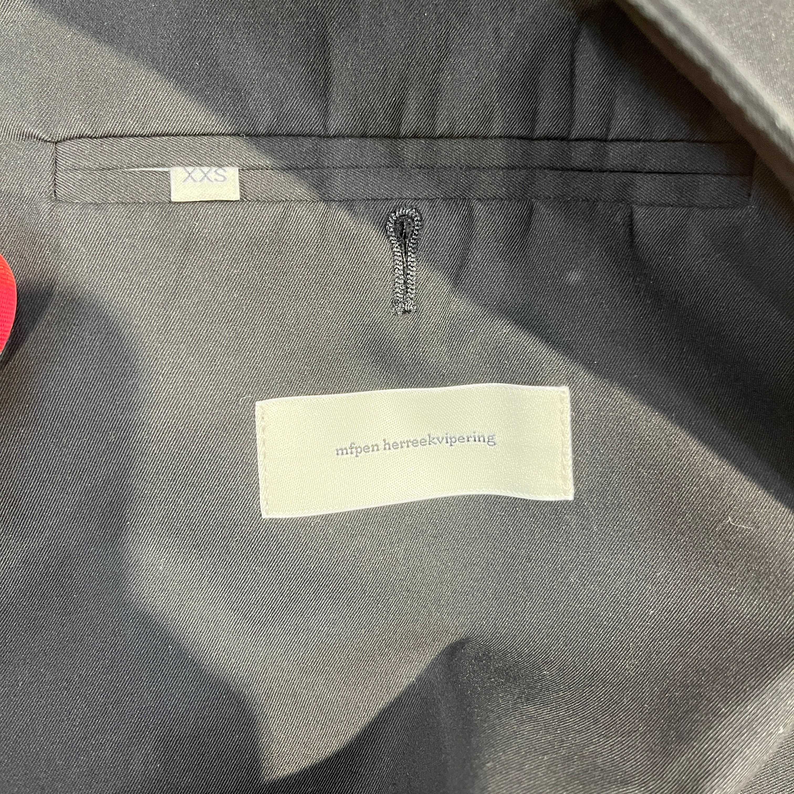 mfpen/Trench Coat/XXS/Cotton/BLK/Twill Long Trench view 3