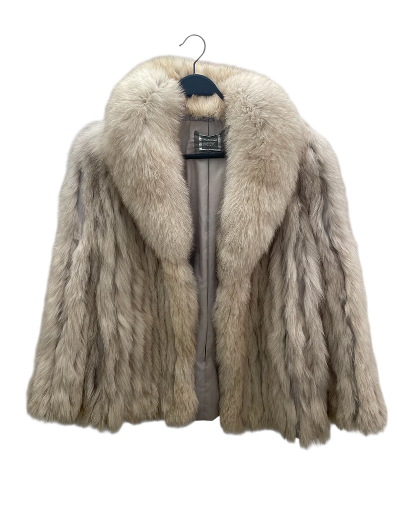 SACA FOX/Coat/M/Fur/WHT/FUR COAT