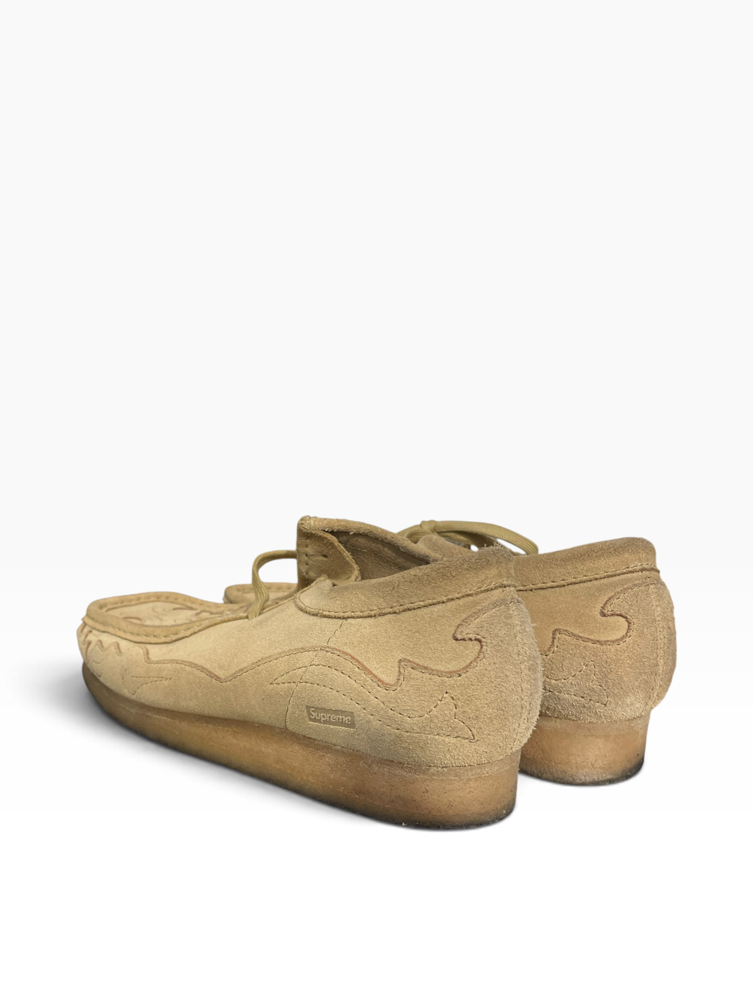 Supreme/Clarks/Loafers/US 9/Suede/BEG/WALLABEE WESTERN view 2