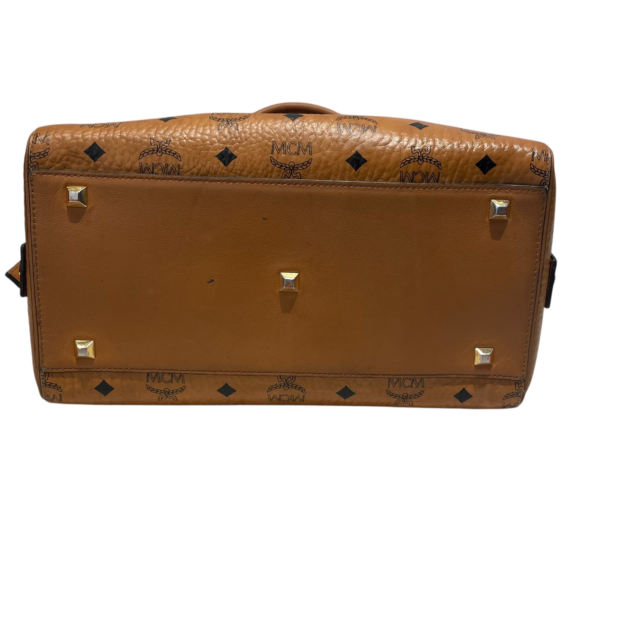MCM/Bag/Monogram/Leather/ORN/Boston canvas view 3