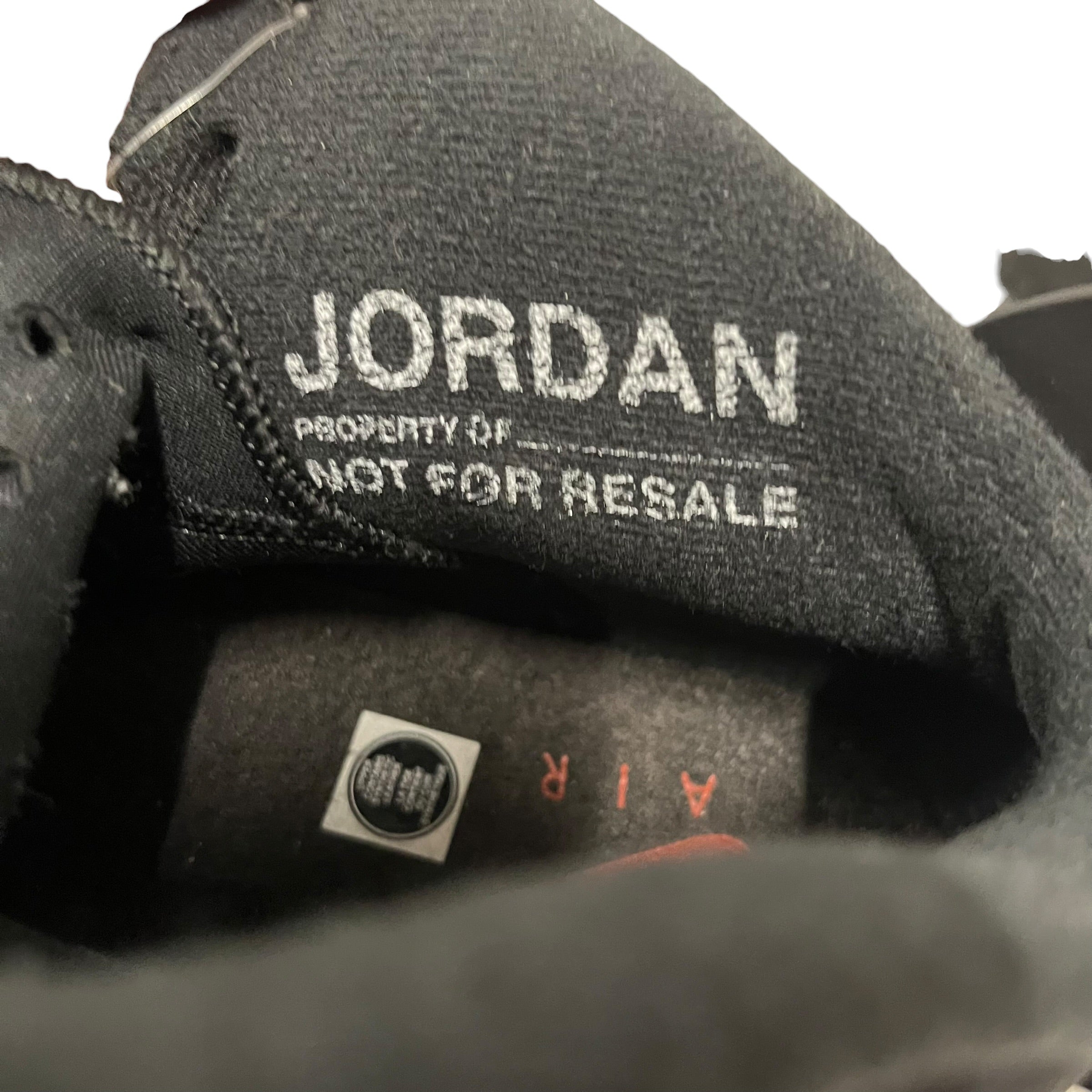 JORDAN BRAND/Hi-Sneakers/US 9.5/Suede/BLK/6 retro reverse view 8