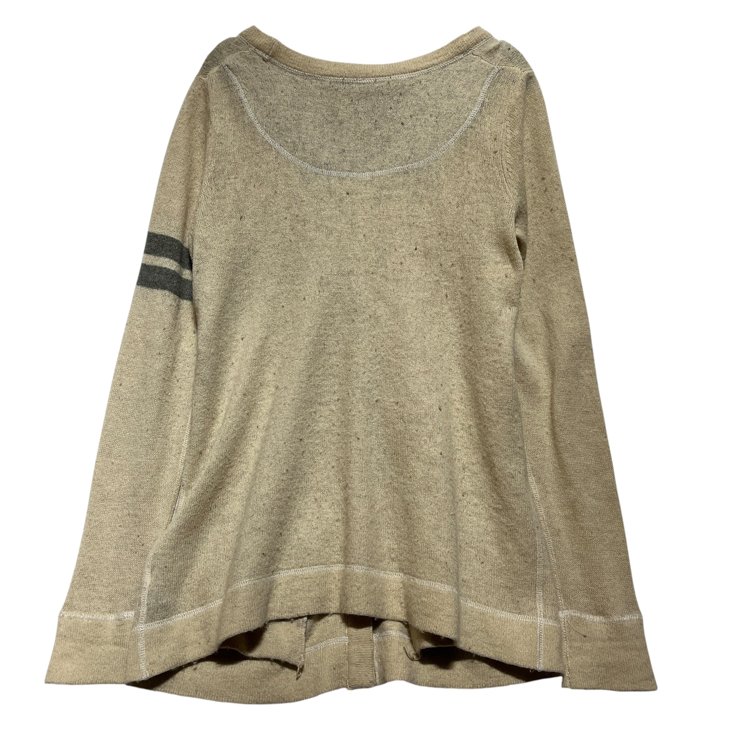 BURBERRY PRORSUM COLLECTION/Cardigan/L/Alpaca/CRM/ARM STRIPES view 2