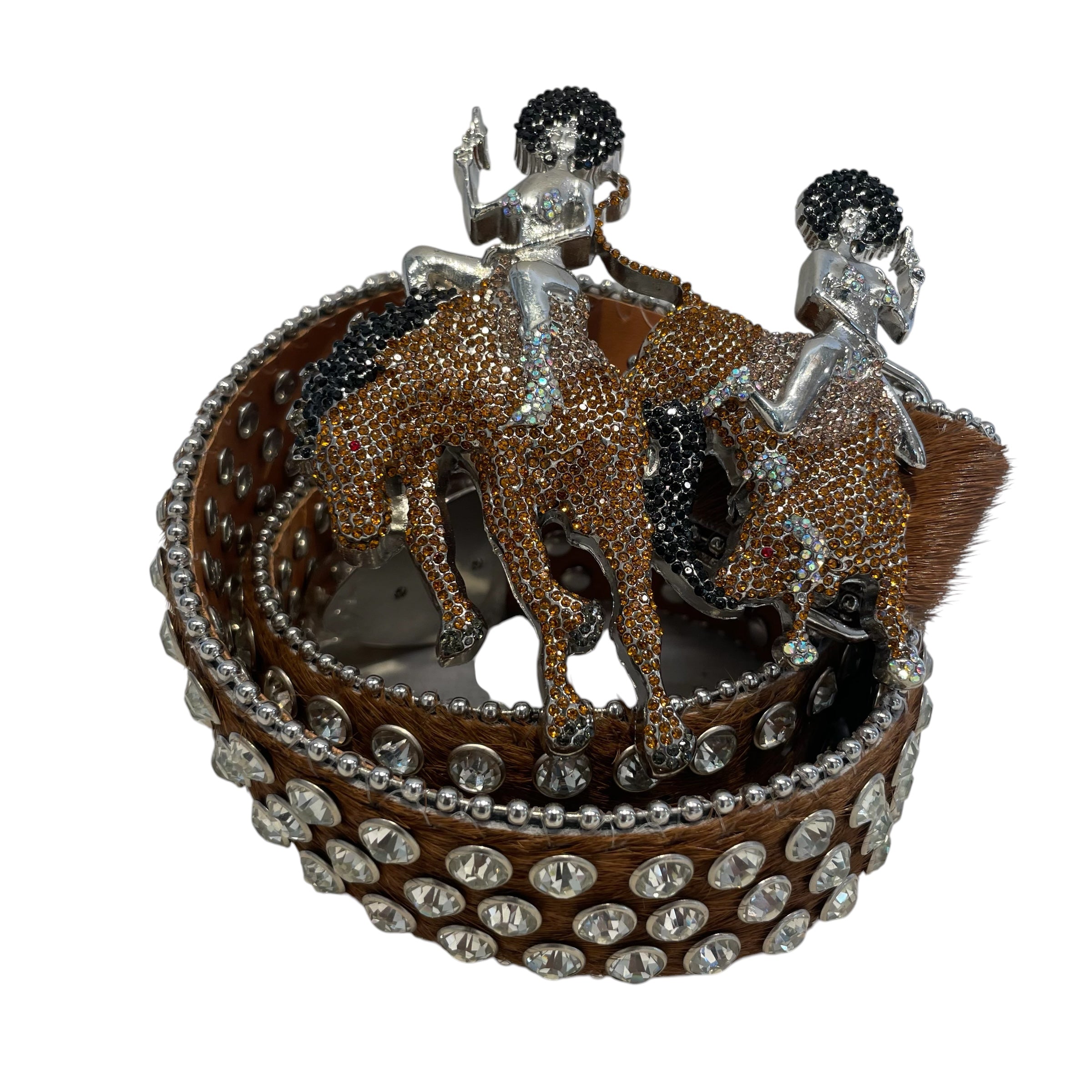 Stolen Arts/Belt/CML/M's/cowgirl/sil hard/whi gems/gun view 1