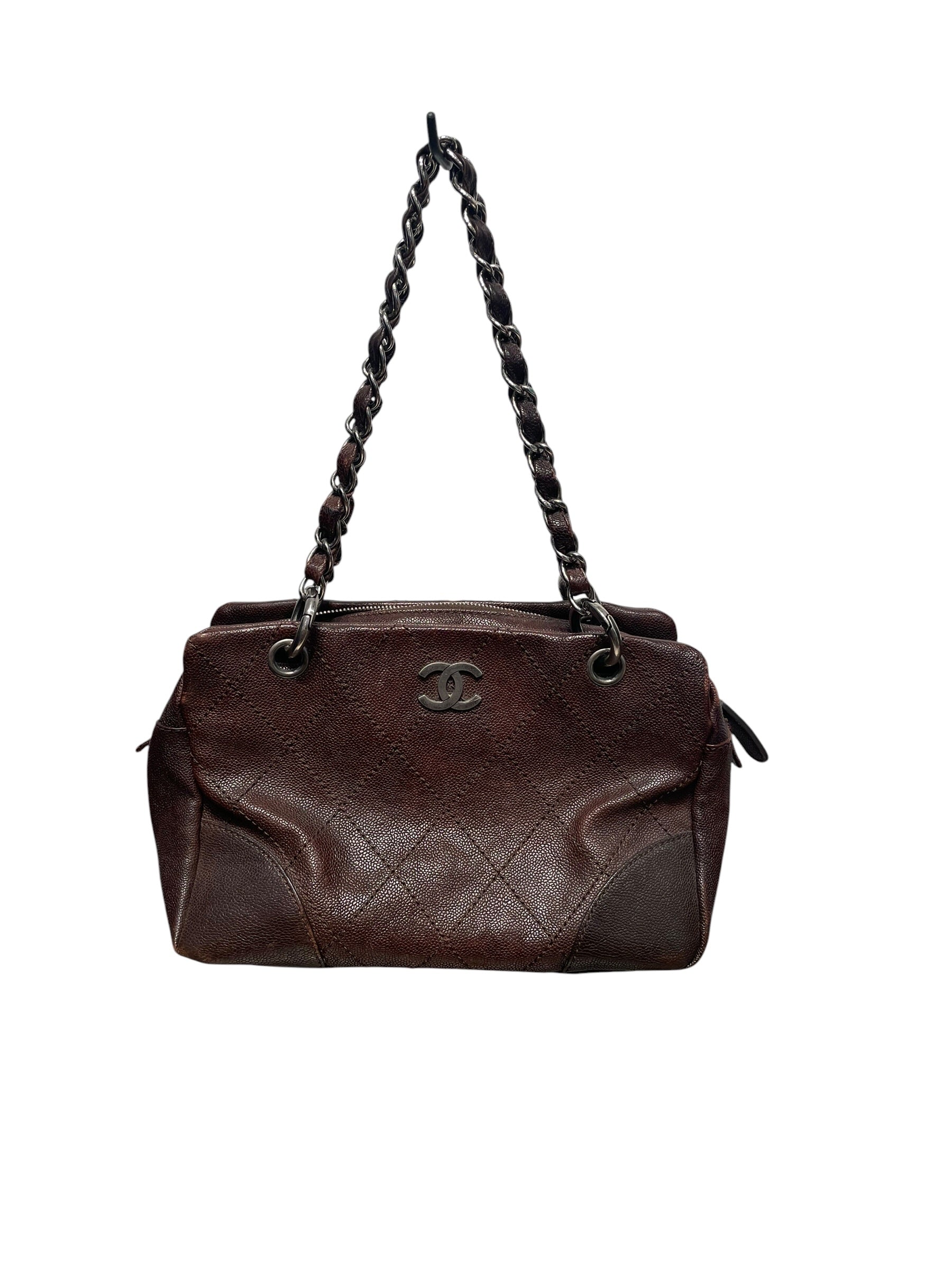 CHANEL/Hand Bag/Leather/BRW/VINTAGE NO. 10 WILD STITCH view 1