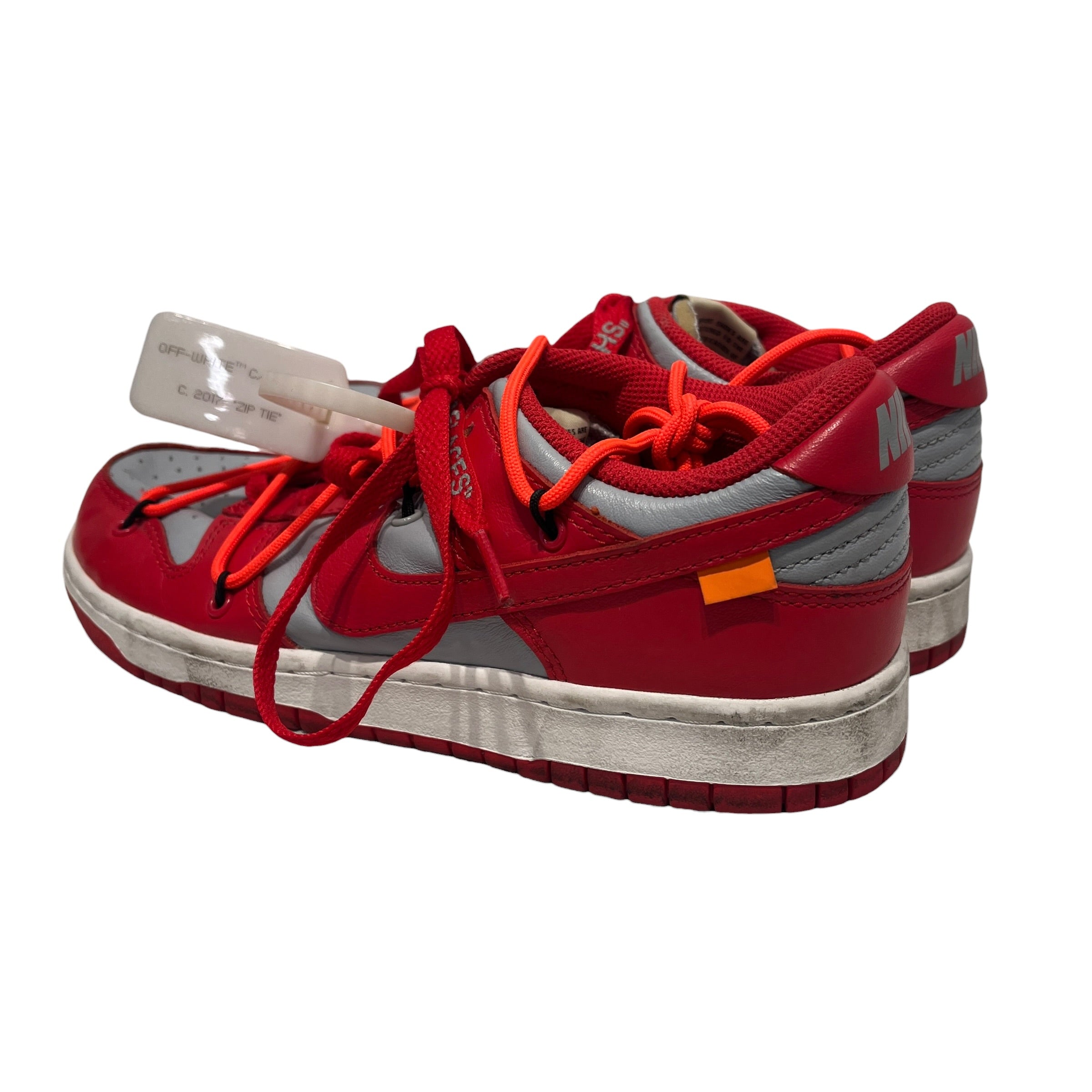 NIKE/OFF-WHITE/Low-Sneakers/US 6/RED/DUNK LOW "UNIVERSITY RED" view 2