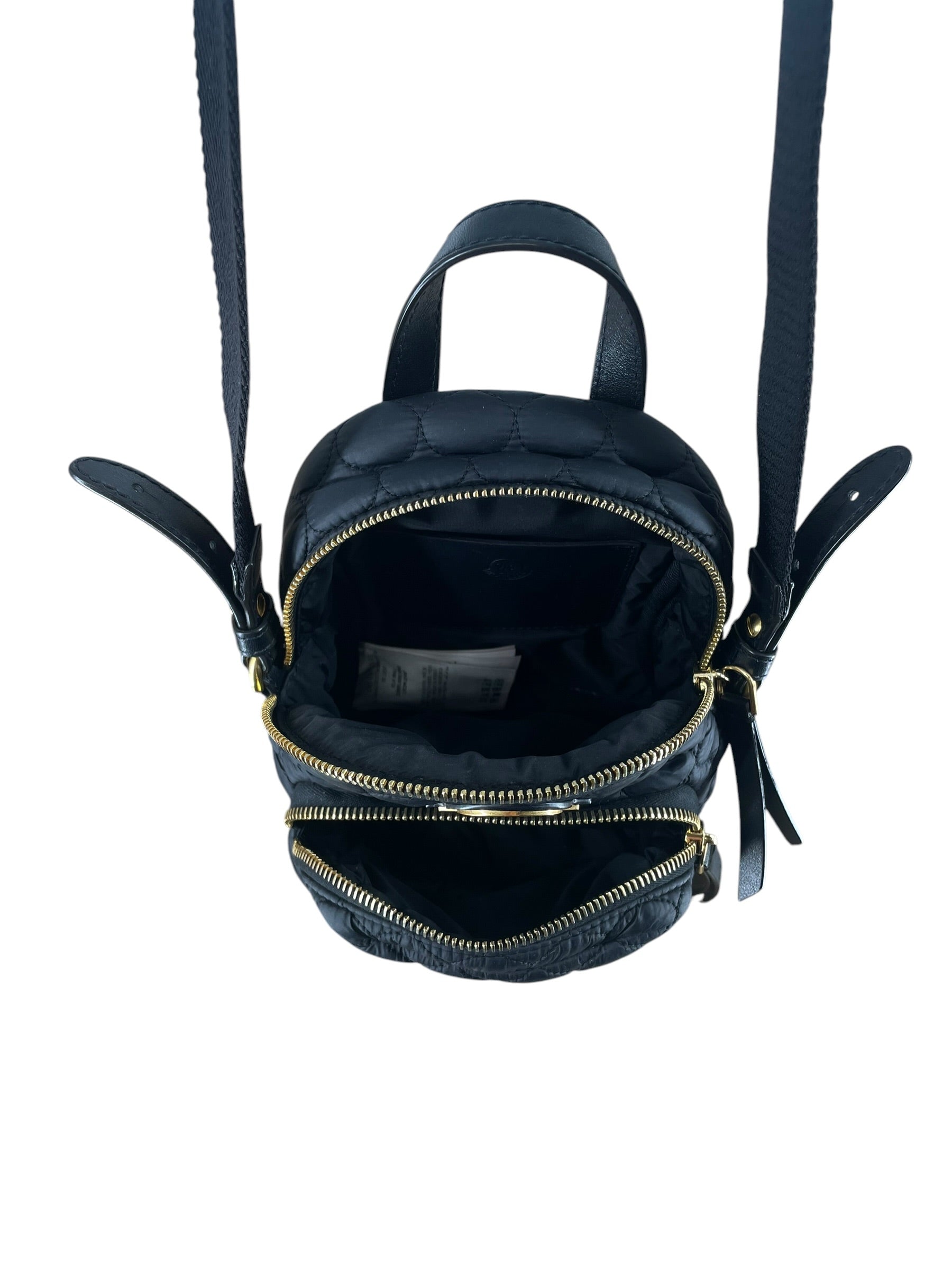 MONCLER/Backpack/BLK/MINI GLD HRDWARE view 5