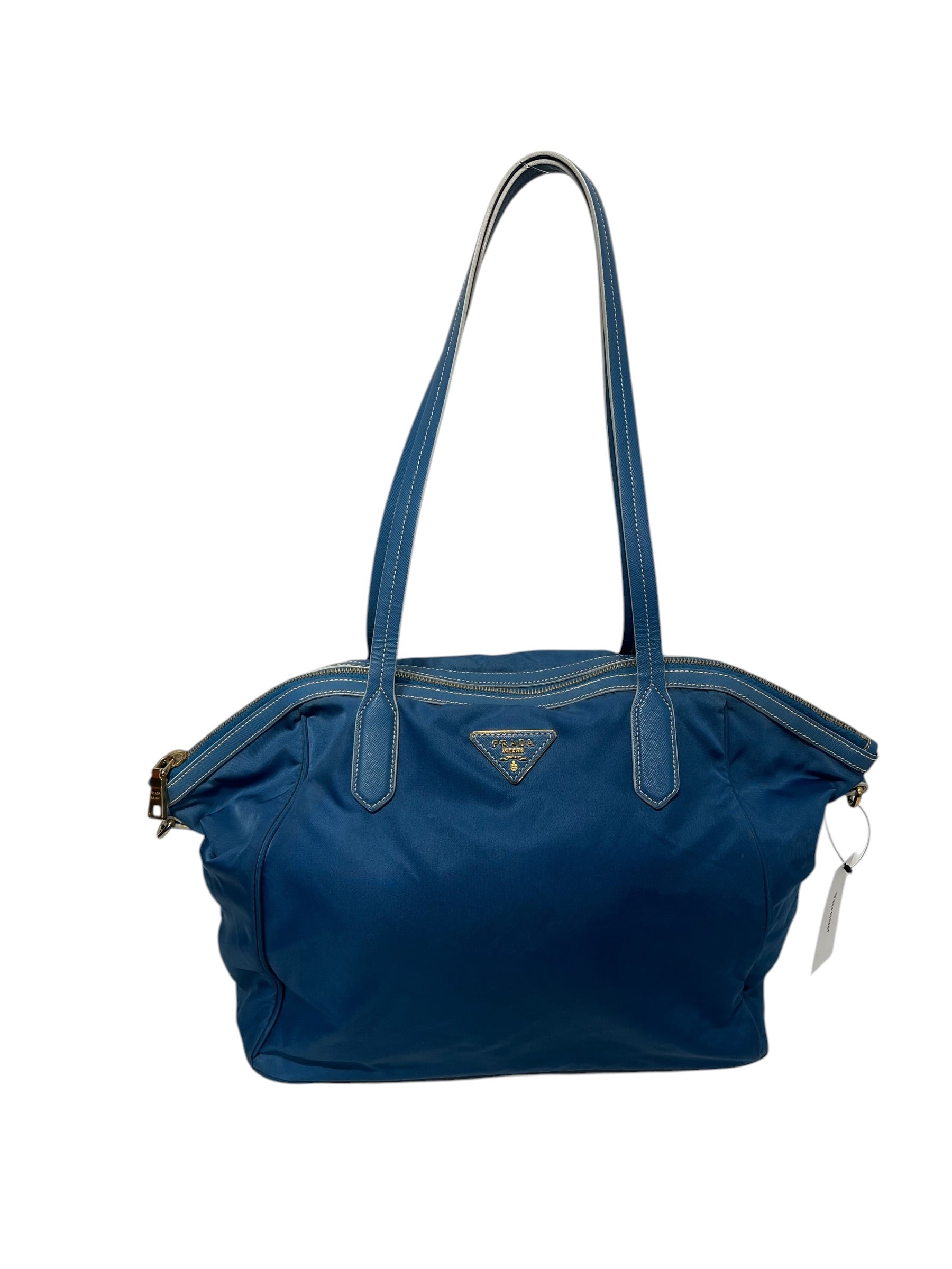 PRADA/Tote Bag/BLU/Nylon view 2