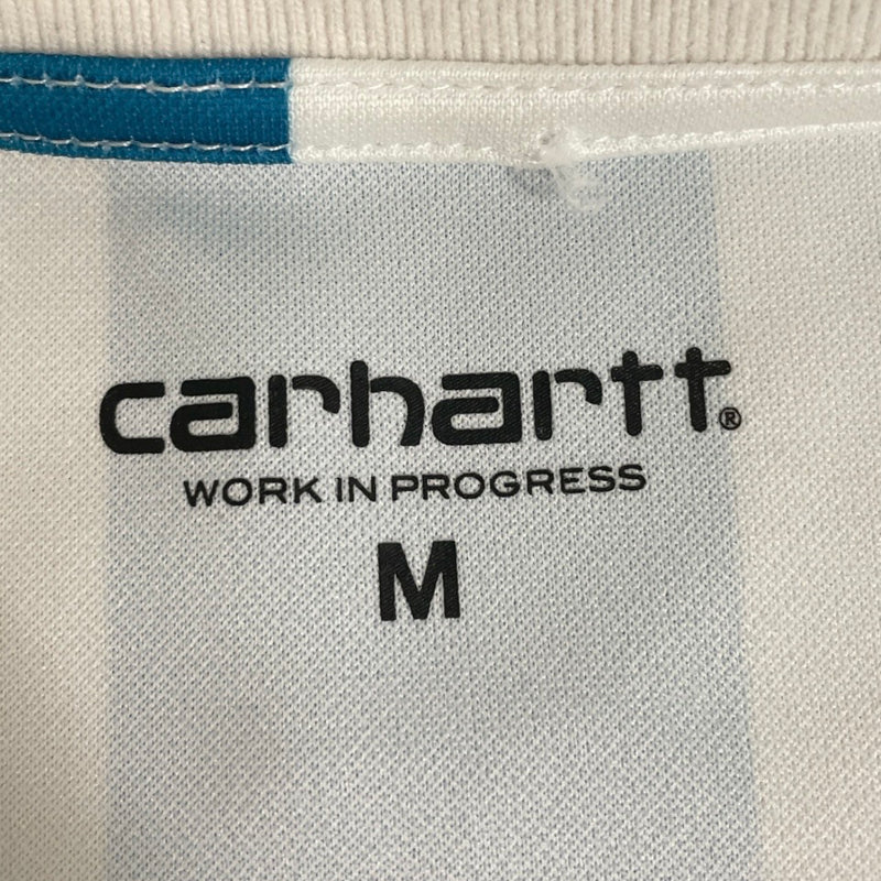 CARHARTT WIP(WORK IN PROGRESS)/LS T-Shirt/M/MLT/Stripe/Blue white stripes