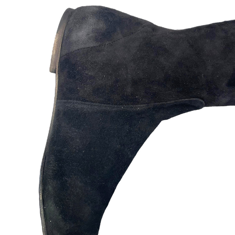 ISABEL MARANT ETOILE/Ankle Boots/EU 38/Suede/BLK/