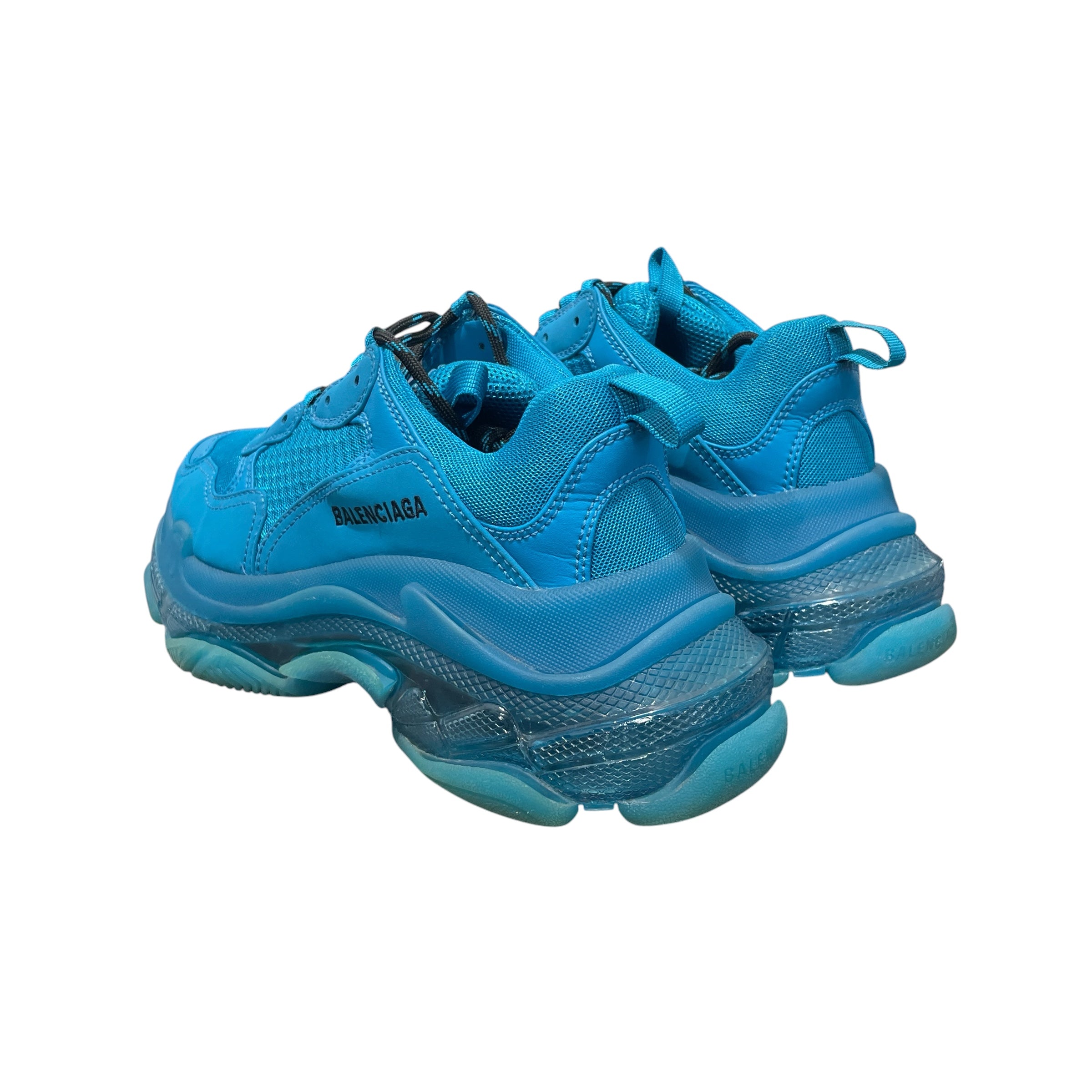 BALENCIAGA/Low-Sneakers/EU 40/BLU/TRIPLE S ALL BLU view 2