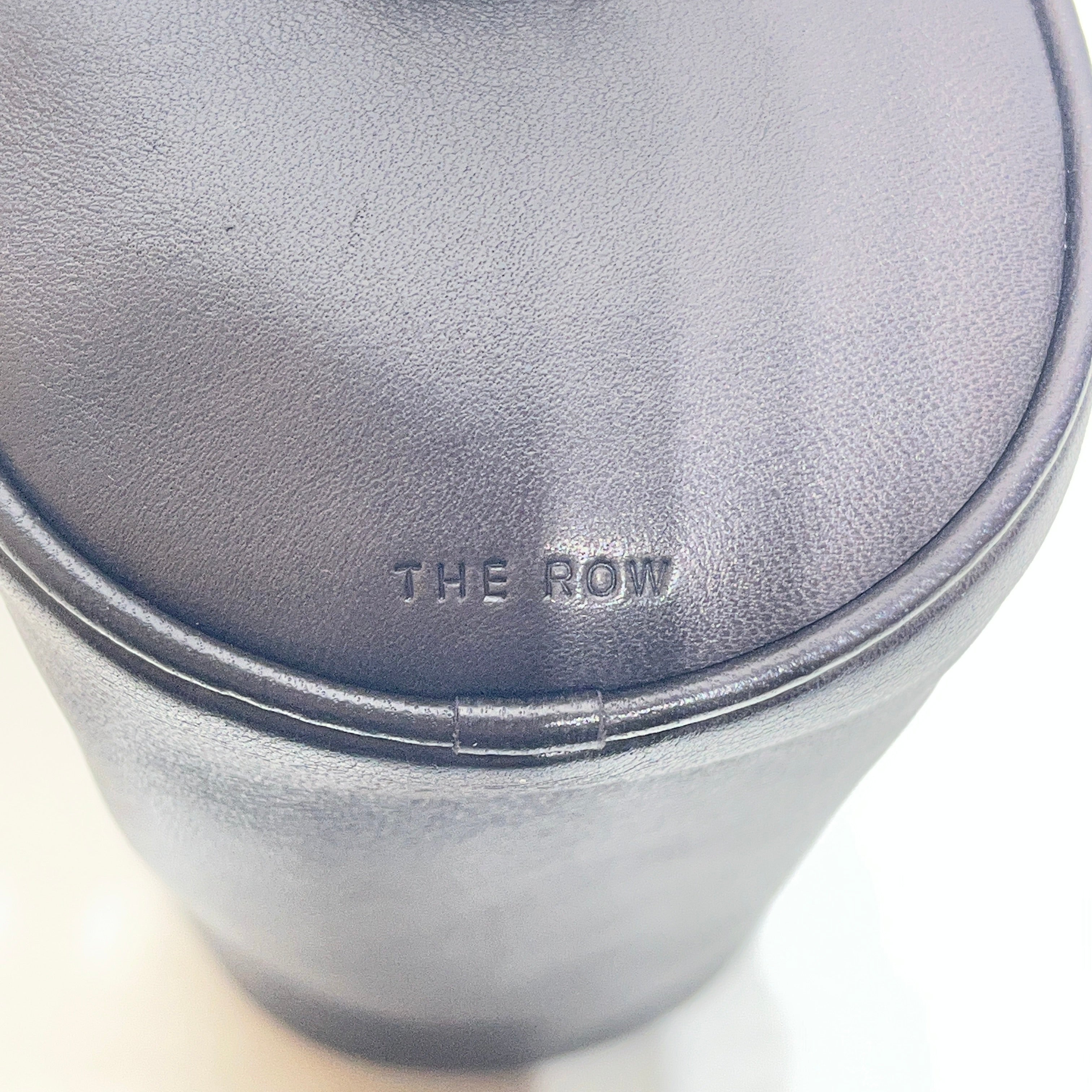 THE ROW/Pouch/Leather/BRW/round 90s tote view 5