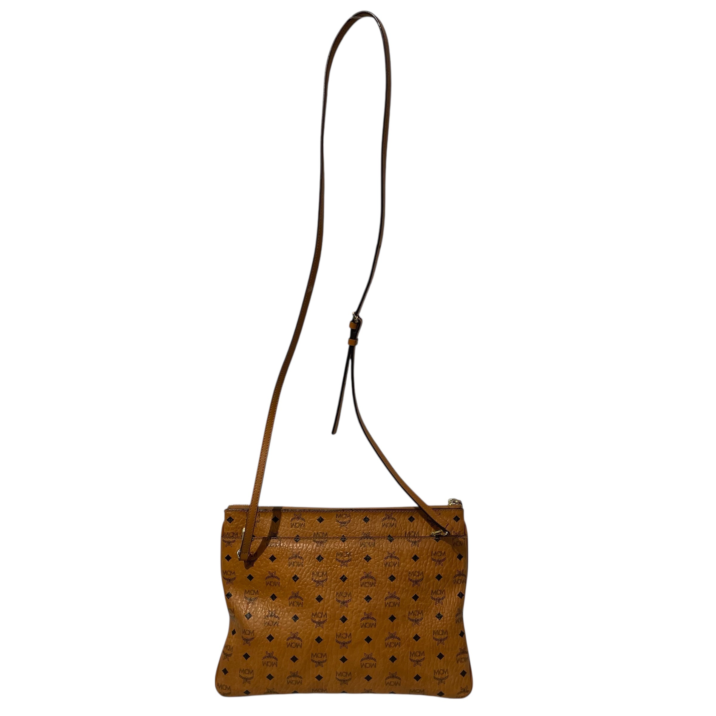 MCM/Cross Body Bag/M/Monogram/Leather/BRW/ view 2