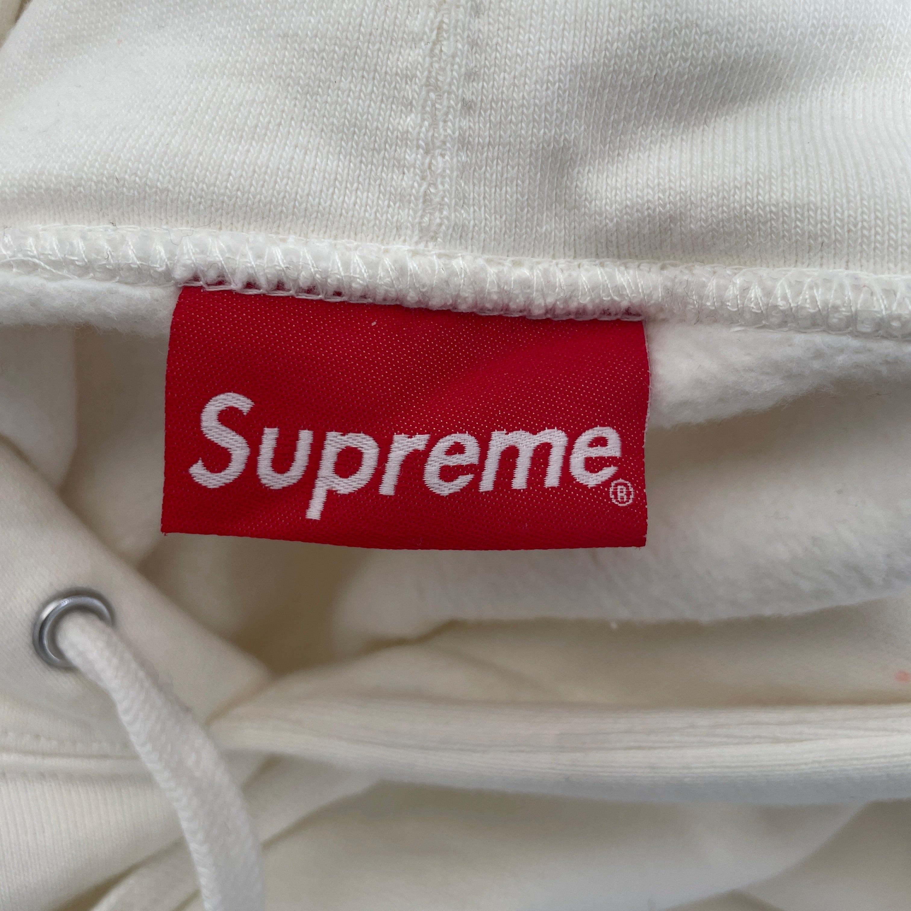 Supreme/Hoodie/L/Cotton/WHT/ view 3