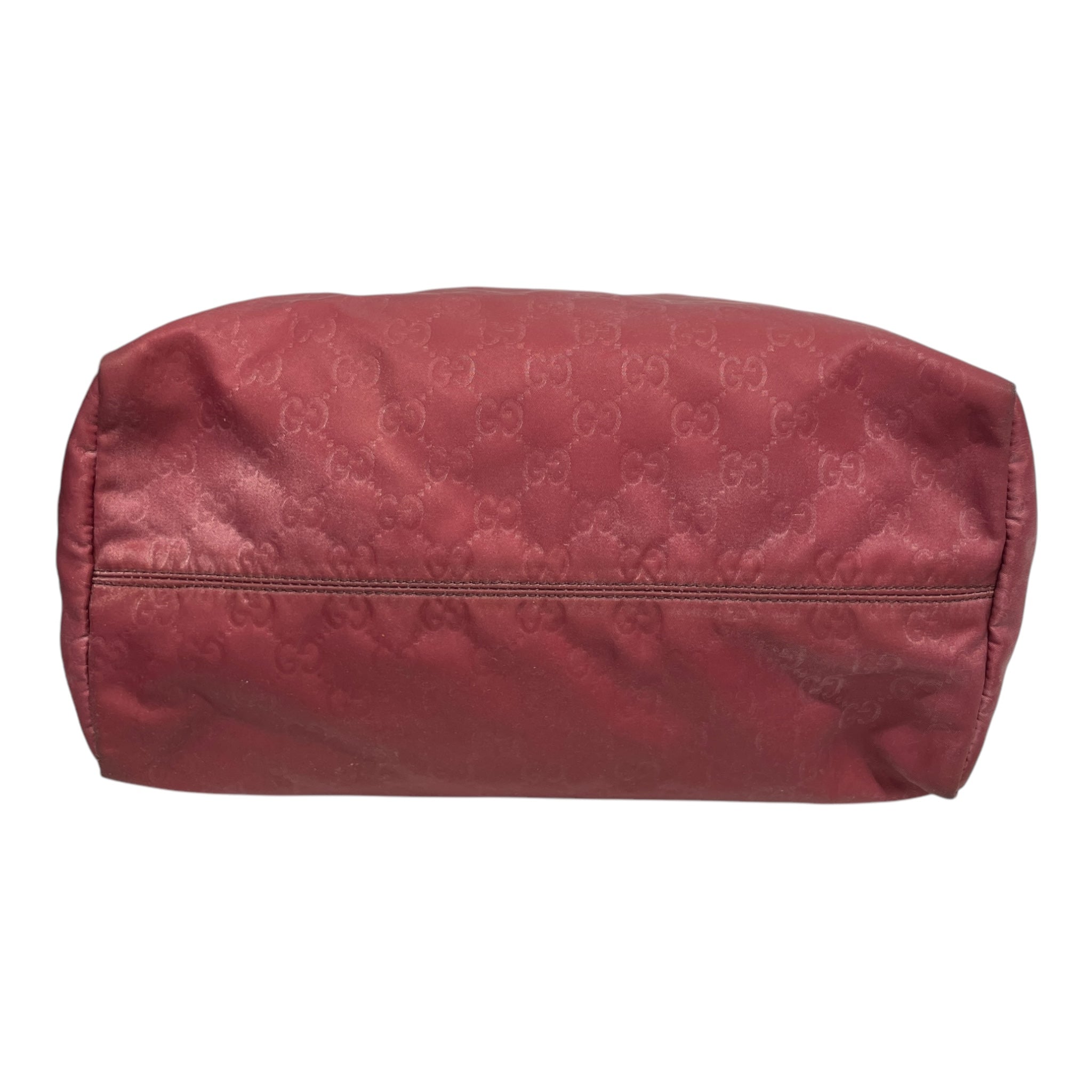 GUCCI/Hand Bag/OS/Nylon/RED/nylon tote bag view 5