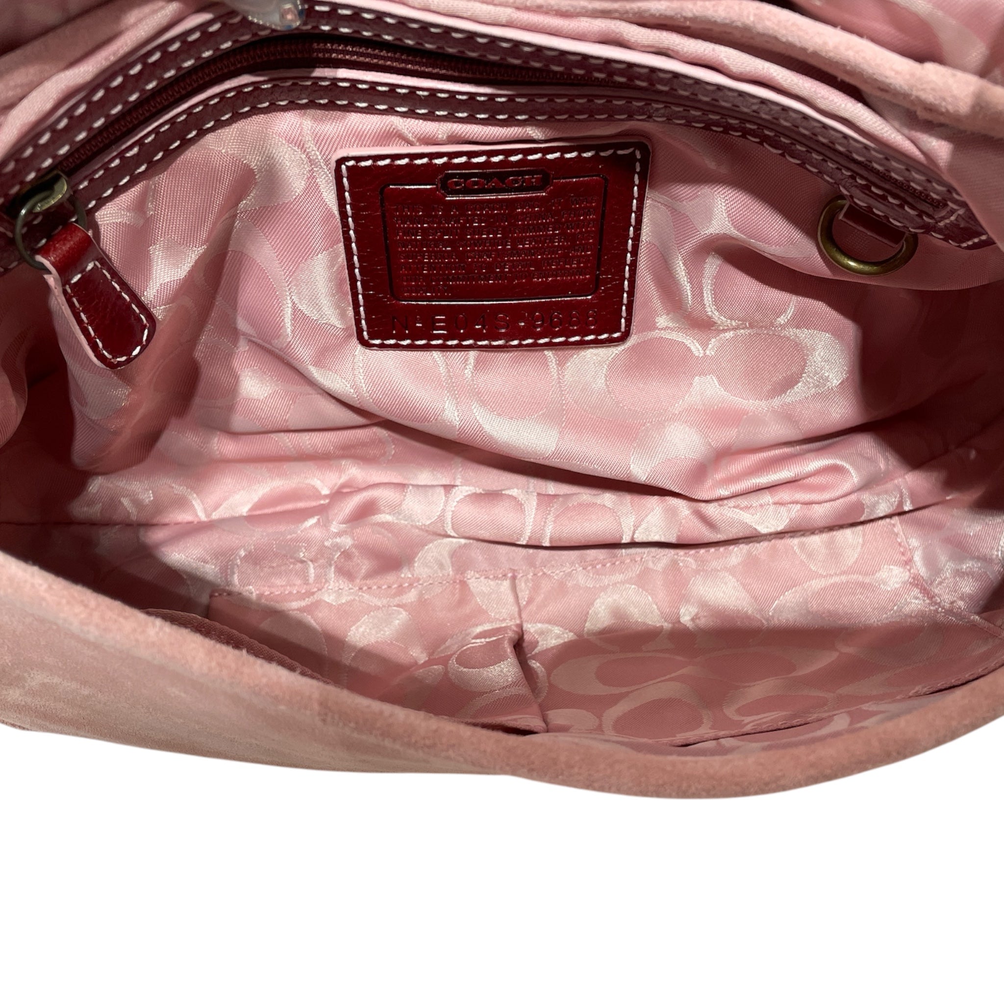 COACH/Hand Bag/Suede/PNK/Y2K Suede Soho Shoulder Bag view 3