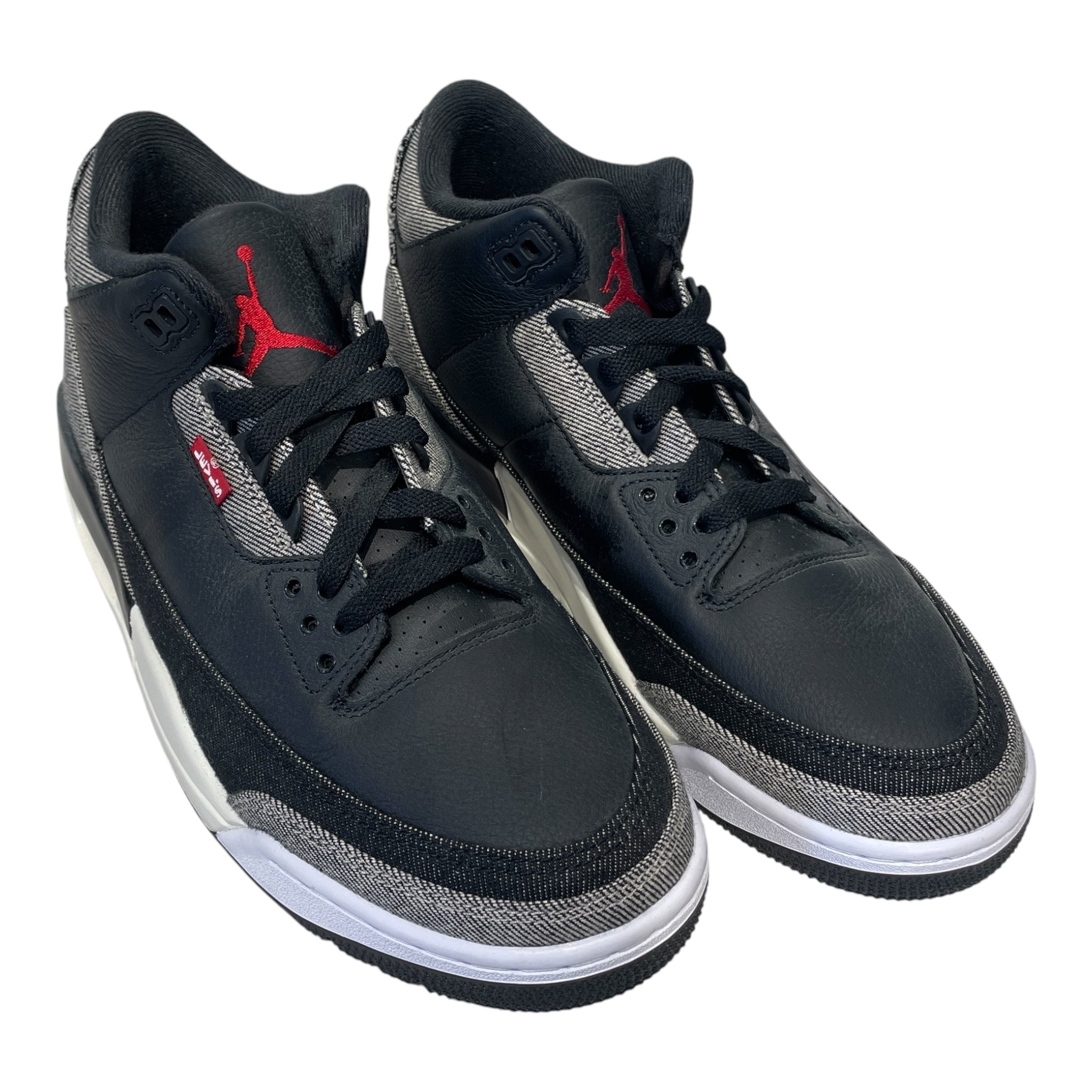 Levi's/NIKE/Hi-Sneakers/US 9/Leather/BLK/AJ3 view 1