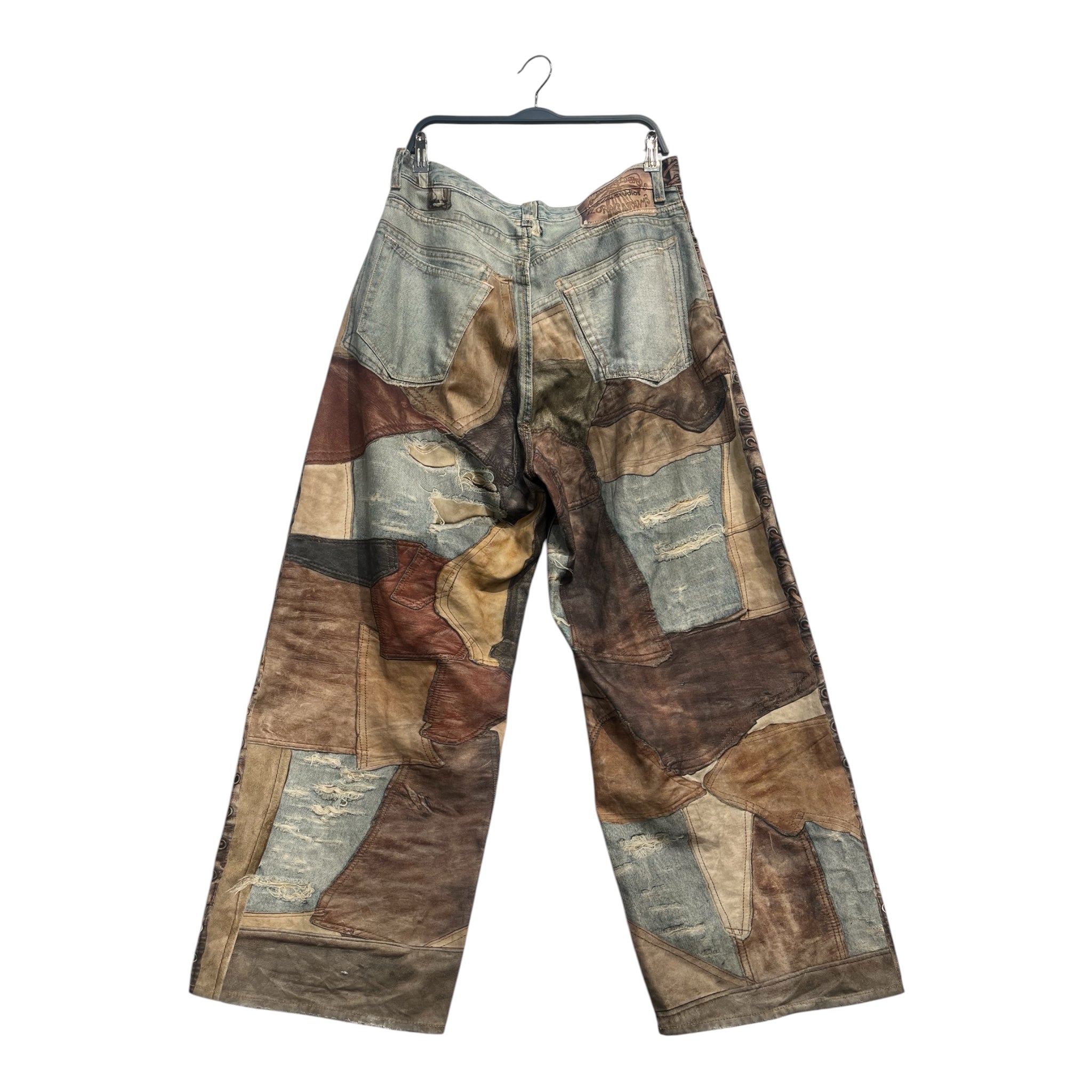 Acne Studios/Pants/50/Cotton/MLT/Graphic/TROMPE L'OEIL DISTRESS DENIM view 2