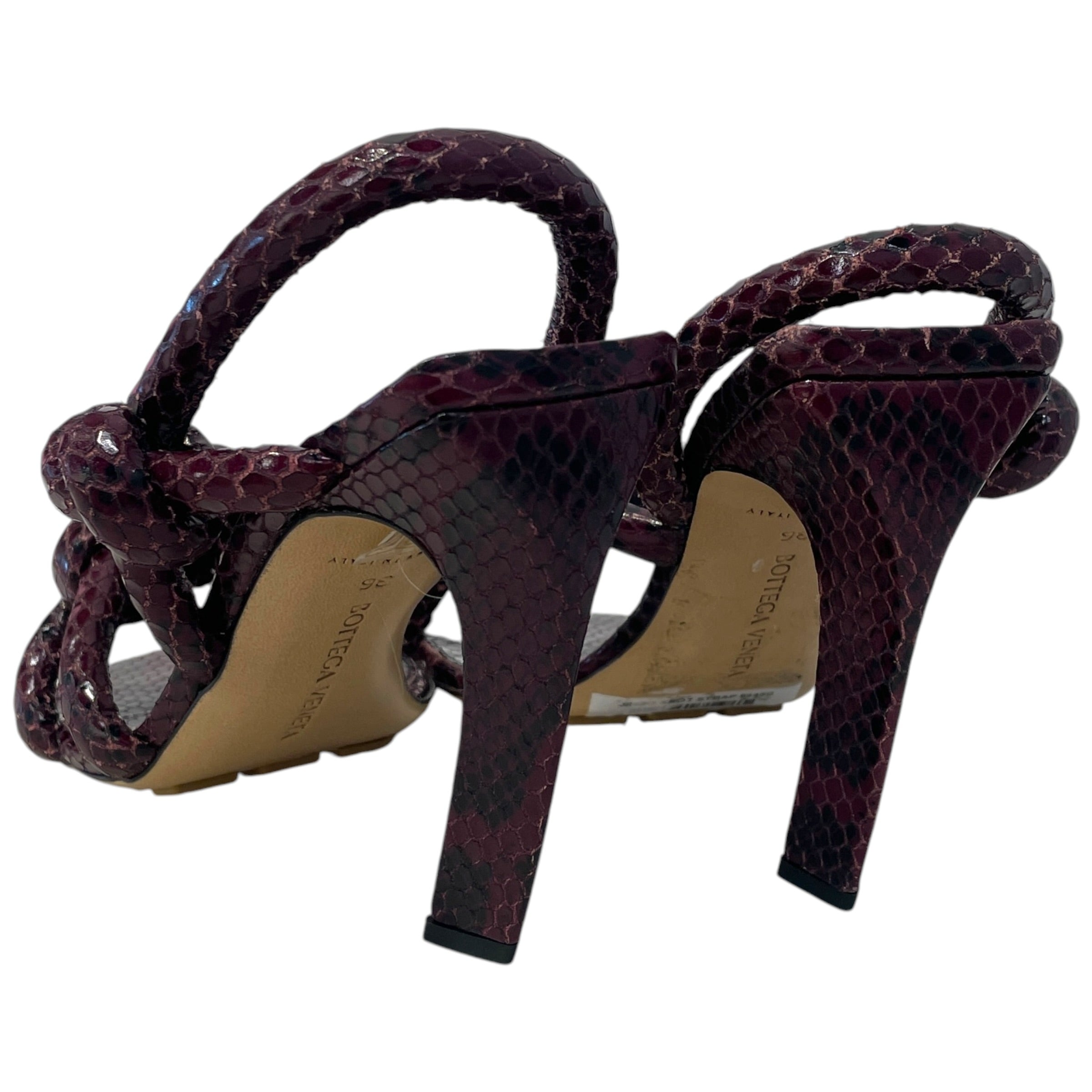 BOTTEGA VENETA/Heels/EU 36/Animal Pattern/Leather/BRD/Jumbo Knot Strap view 2