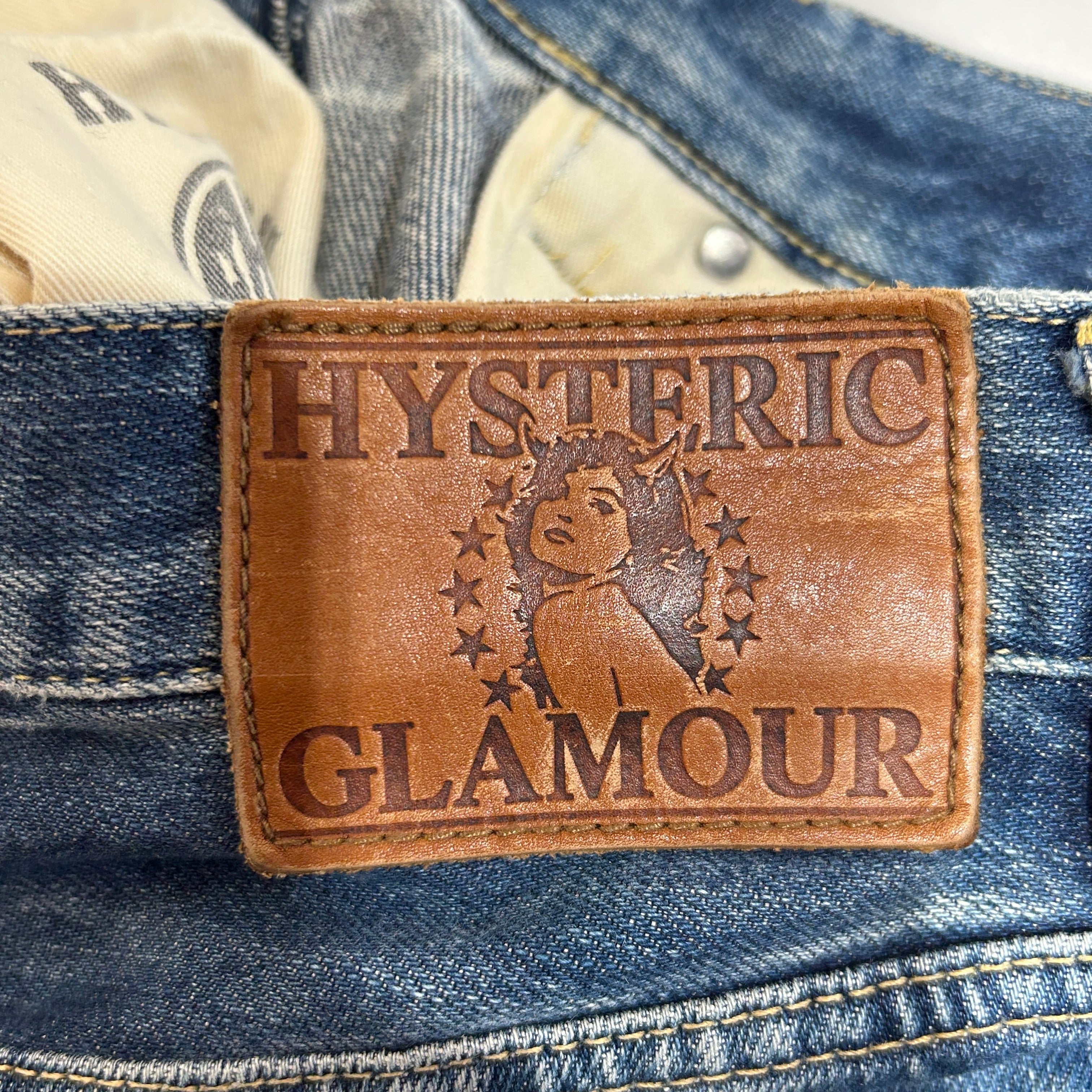 HYSTERIC GLAMOUR/Pants/32/Cotton/IDG/Studs Right Pocket view 6