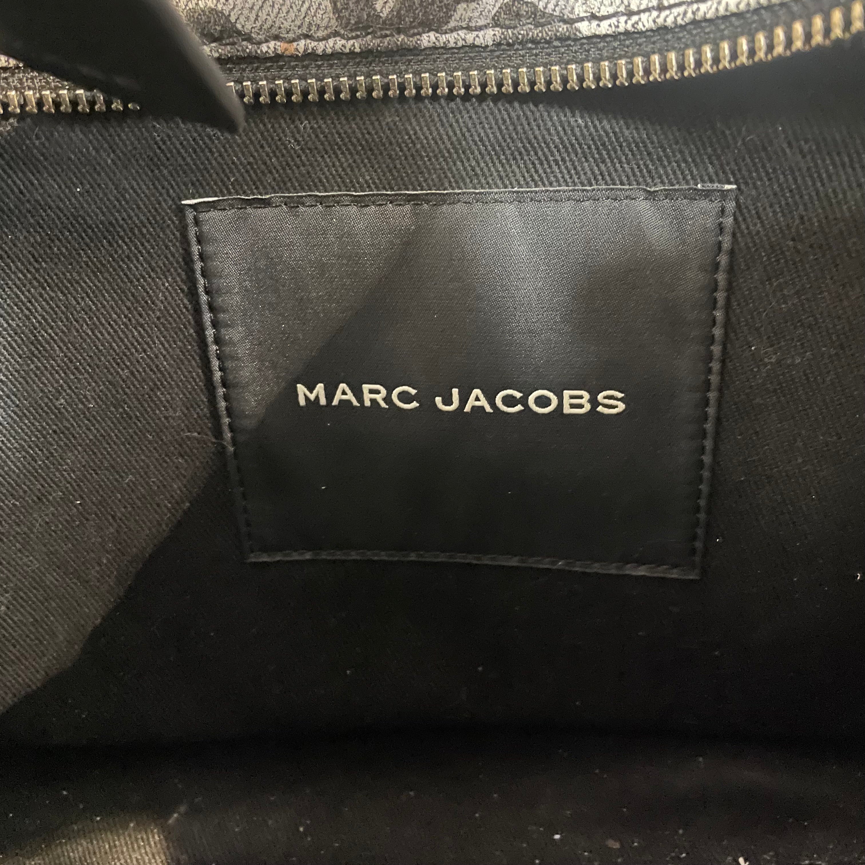 MARC JACOBS/Tote Bag/Camouflage/Cotton/GRY/dark camo chain view 7